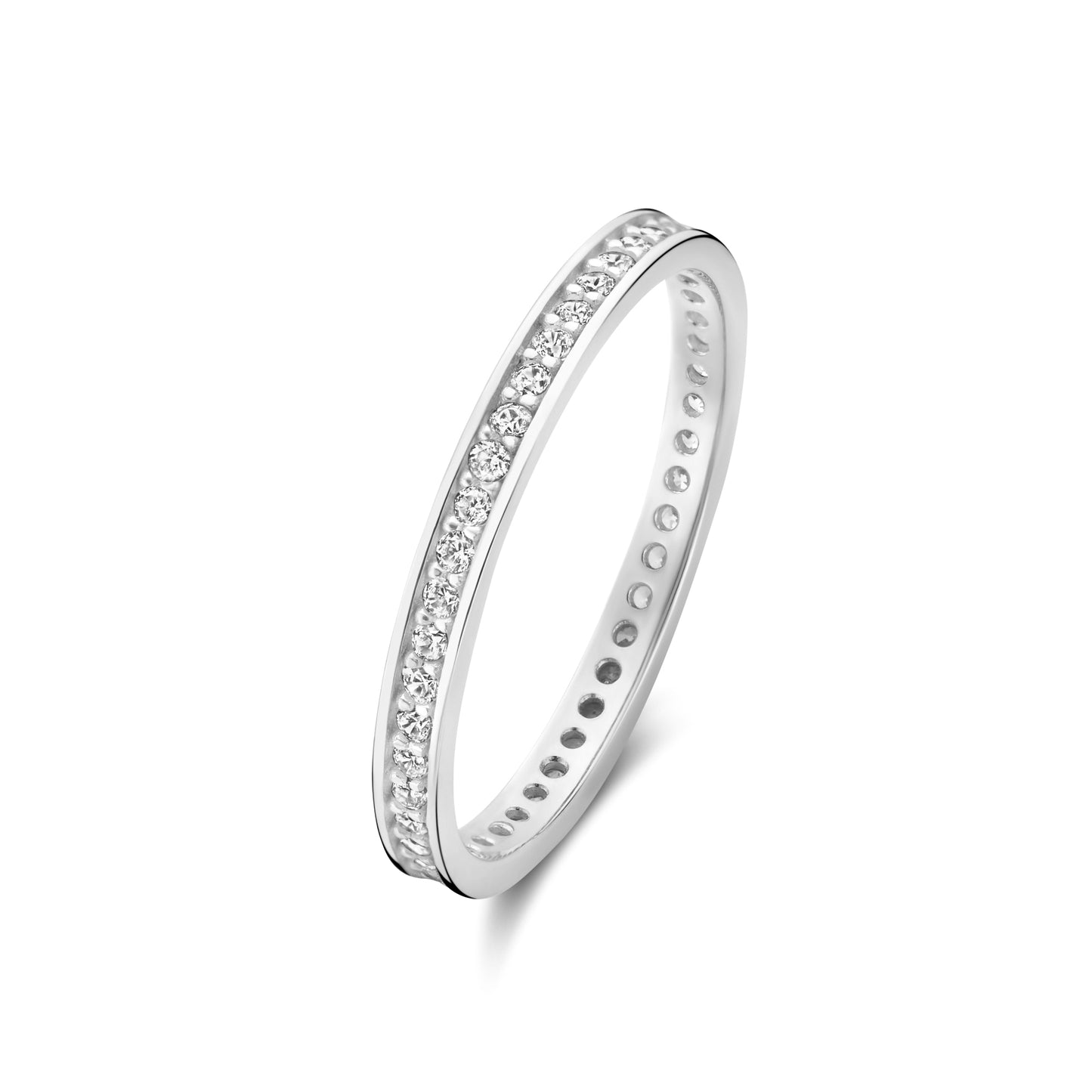 Saint Germain Merle 14 karat white gold ring with zirconia -  - Isabel Bernard