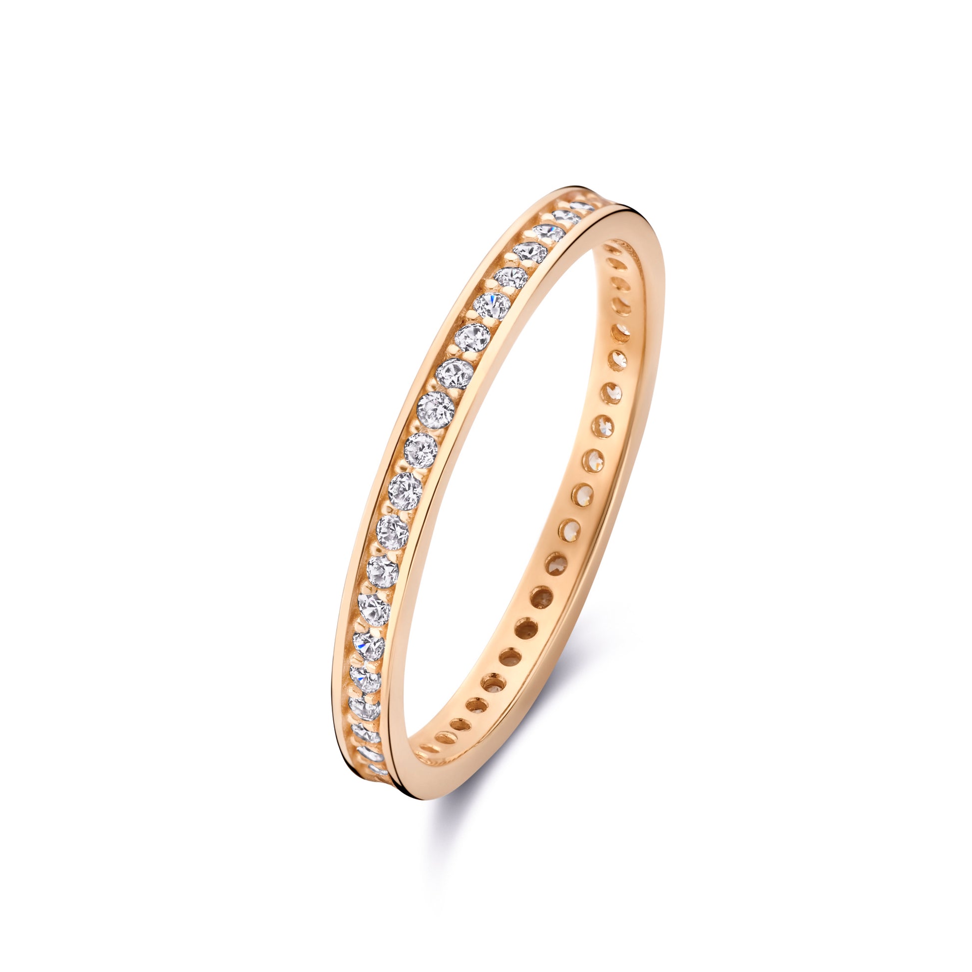 La Concorde Merle 14 karat rose gold ring with zirconia -  - Isabel Bernard