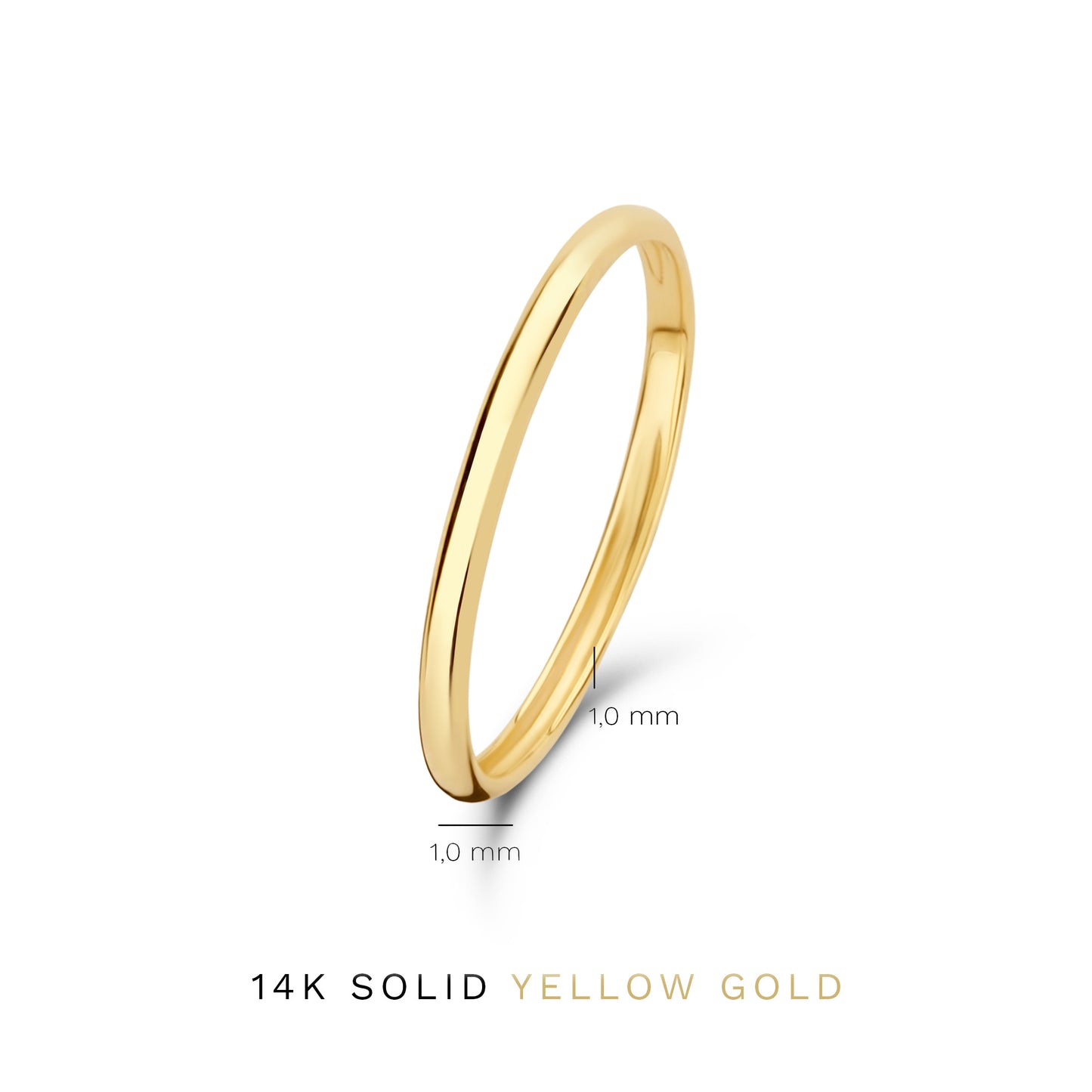 Le Marais Solene 14 karat gold stacking ring -  - Isabel Bernard