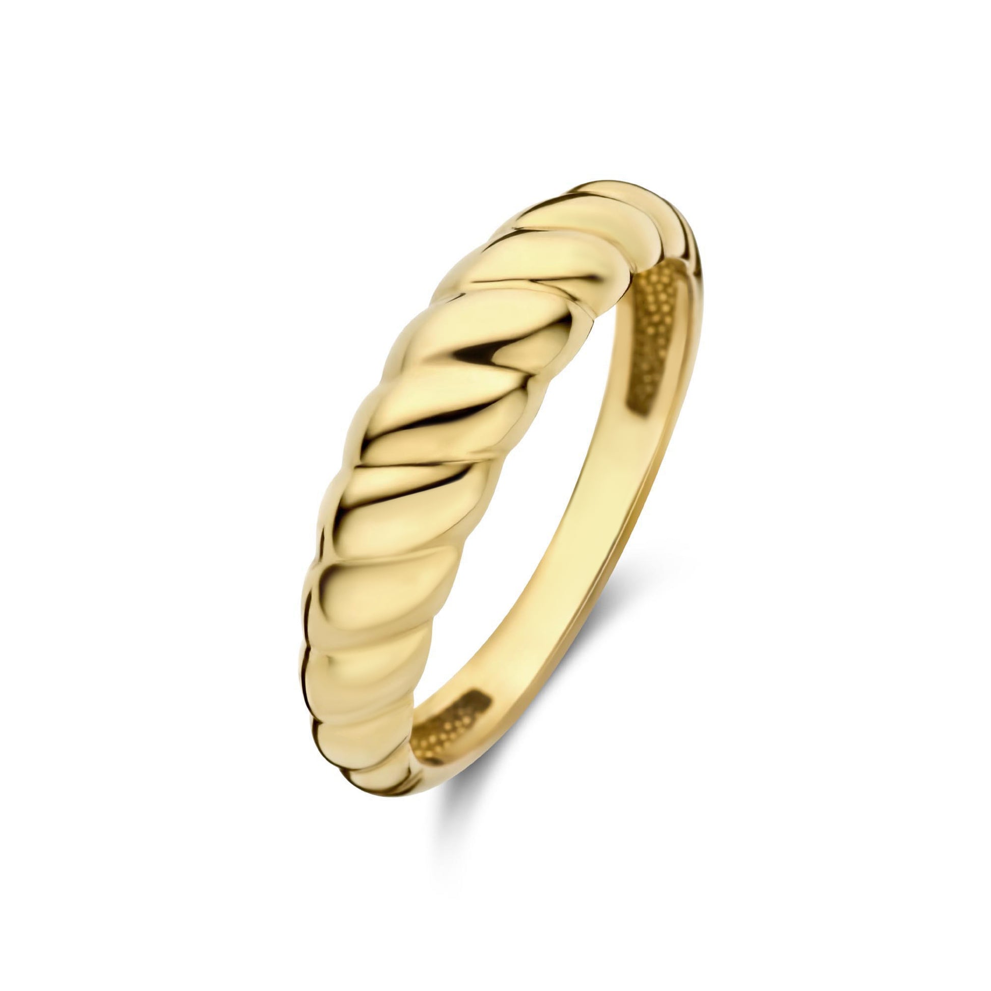 Aidee Elodie 14 karat gold ring with twist -  - Isabel Bernard