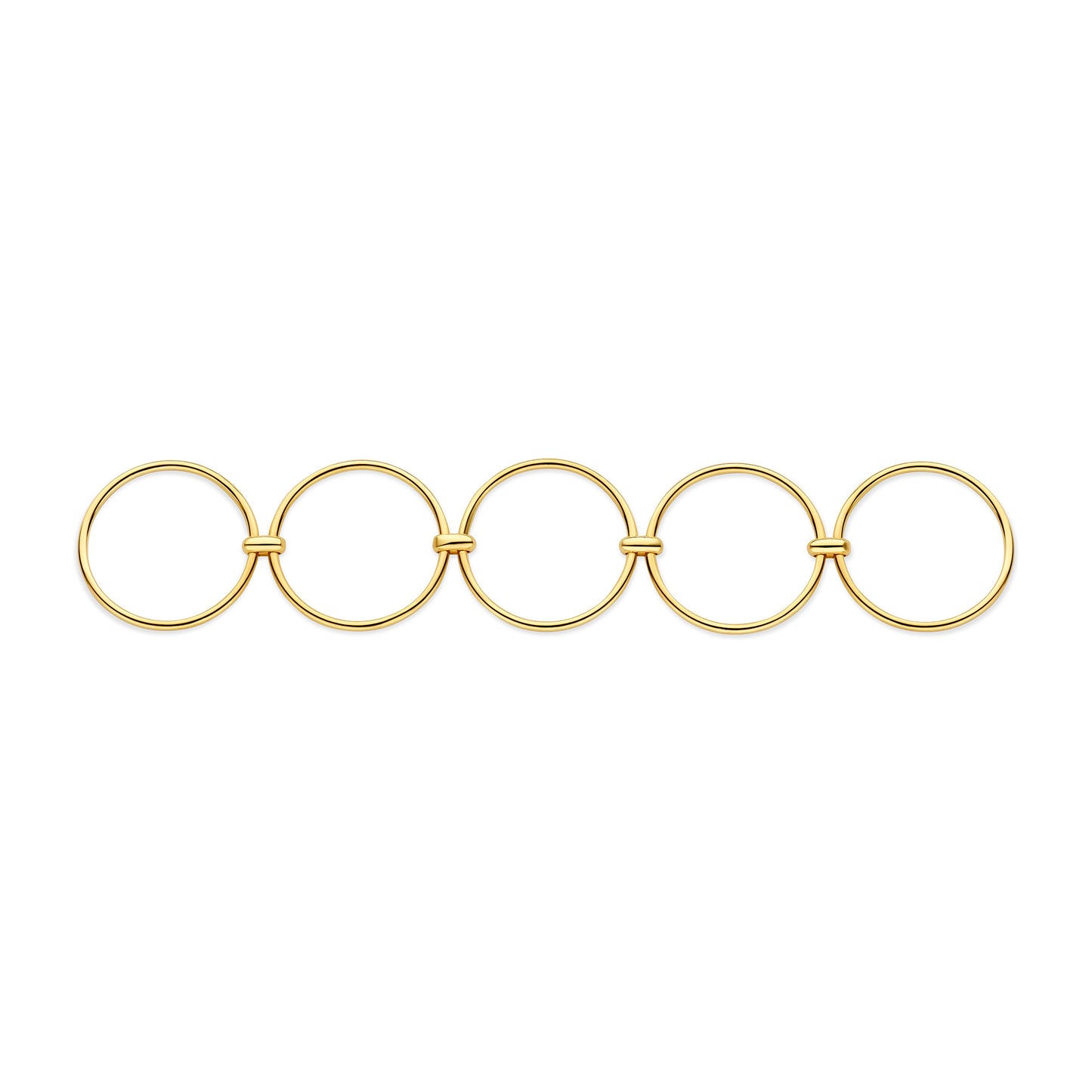 Cour d'Honneur Adora 14 karat golden 5-piece multiring - - Isabel Bernard