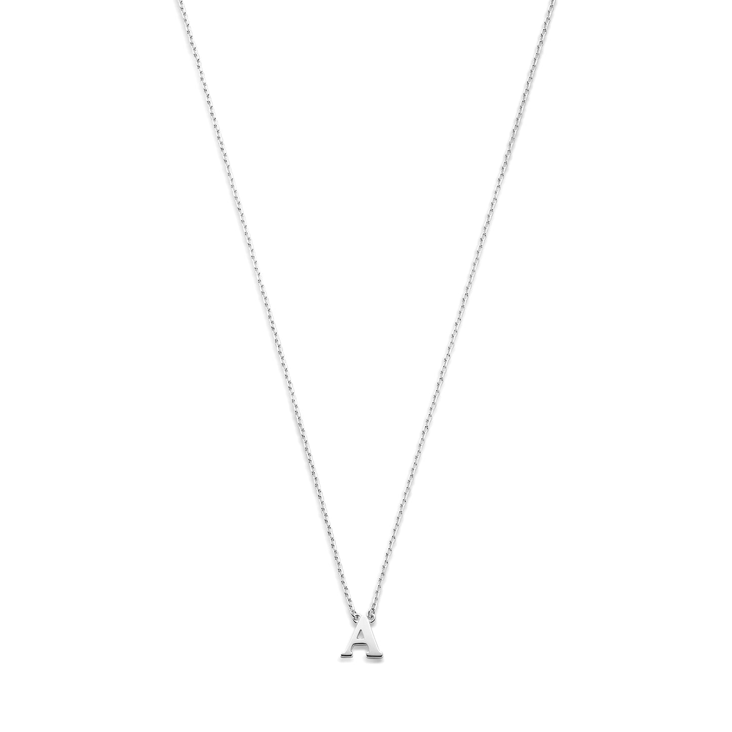 Saint Germain Chloé 14 karat white gold initial collier with letter -  - Isabel Bernard