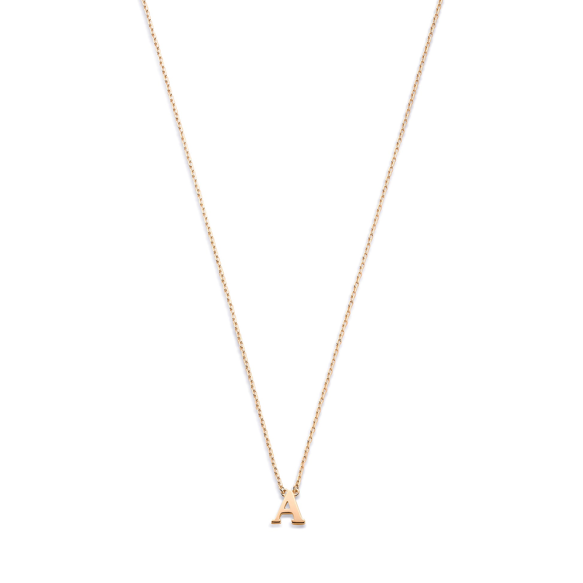 La Concorde Chloé 14 karat rose gold initial collier with letter -  - Isabel Bernard