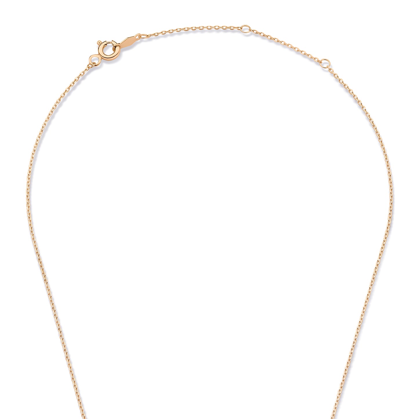 La Concorde Chloé 14 karat rose gold initial collier with letter -  - Isabel Bernard