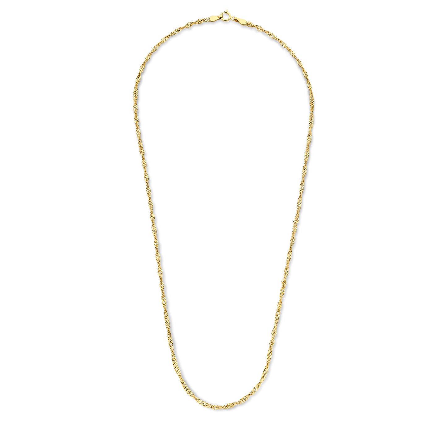 Rivoli Lilou 14 karat gold necklace with twist - - Isabel Bernard