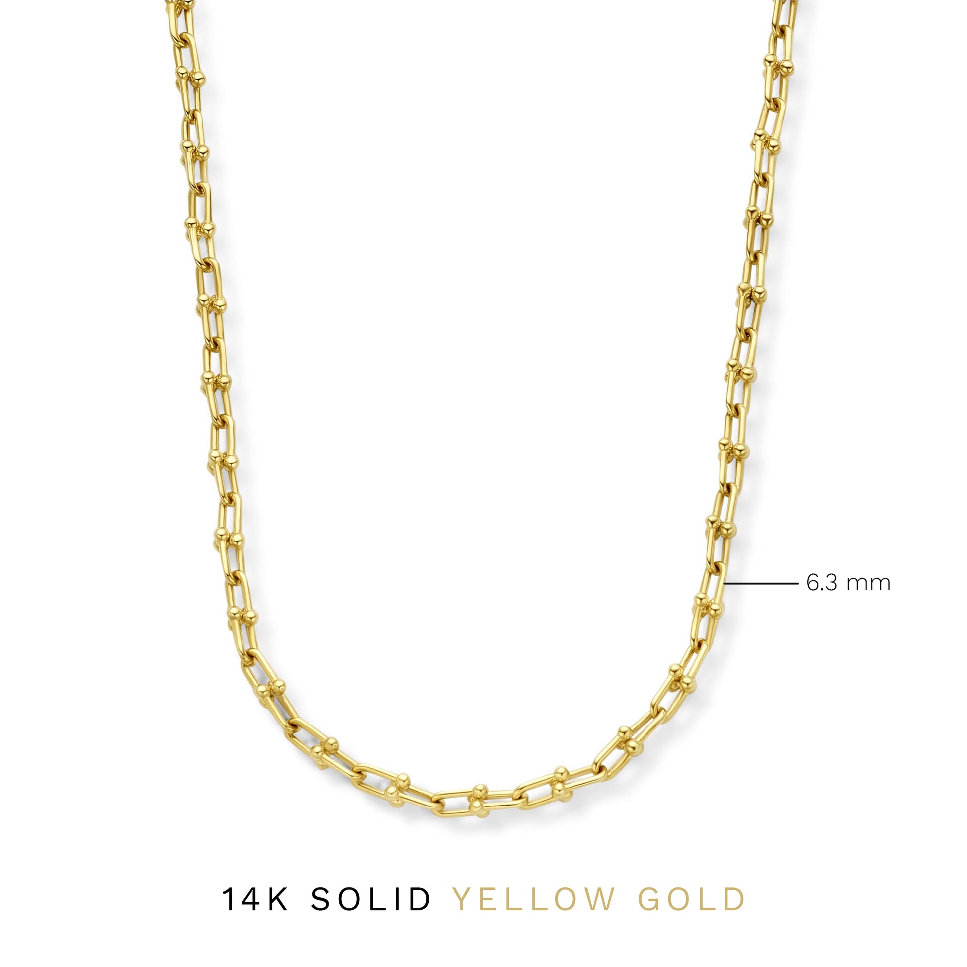 Aidee Royale 14 karat gold link necklace -  - Isabel Bernard