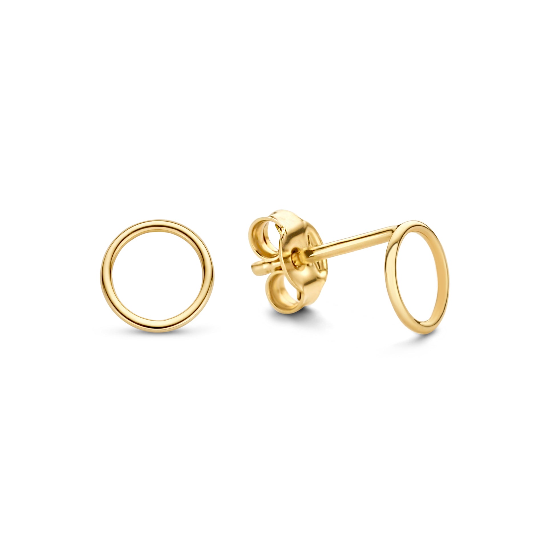 Belleville Anna 14 karat gold earrings with rings -  - Isabel Bernard