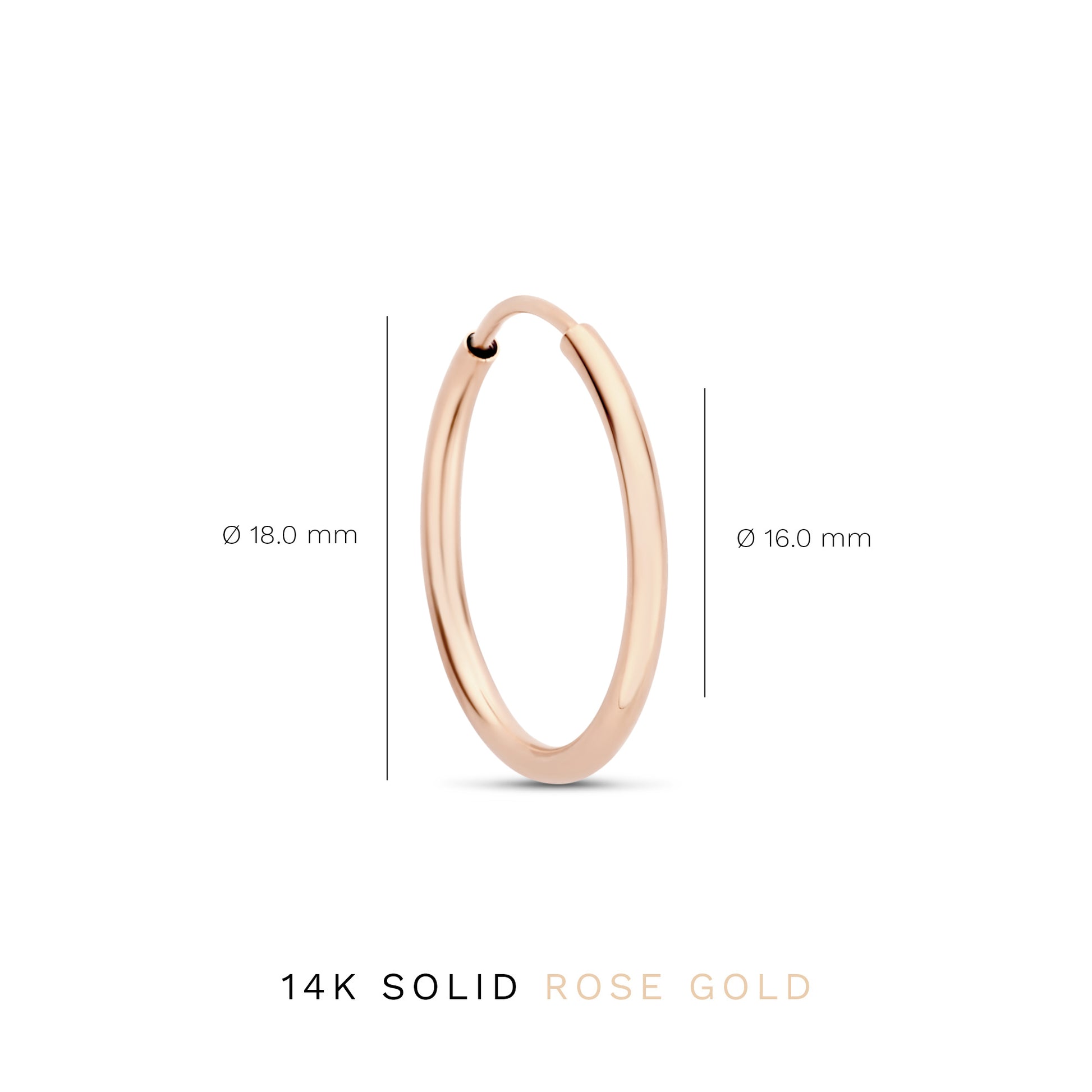 Cadeau d'Isabel 14 karat rose gold earring set - - Isabel Bernard