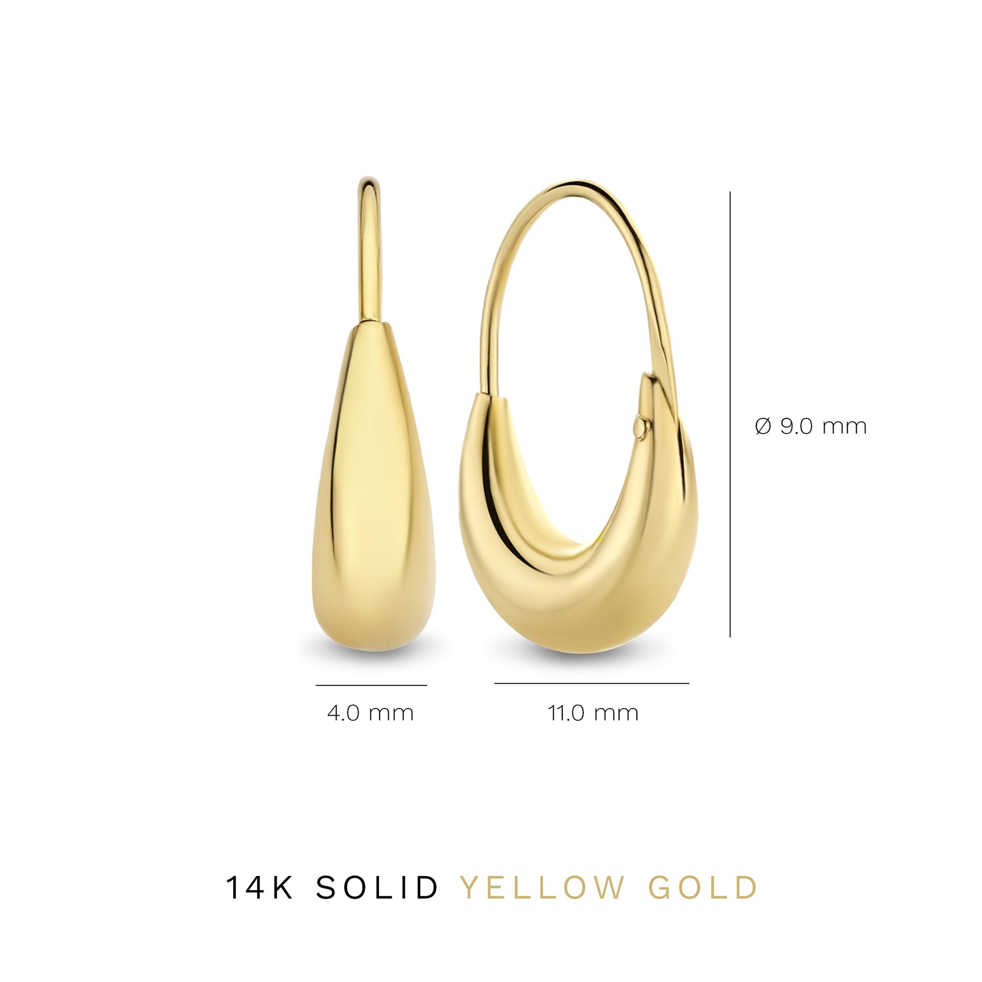 Cadeau d'Isabel 14 karat gold earring set -  - Isabel Bernard