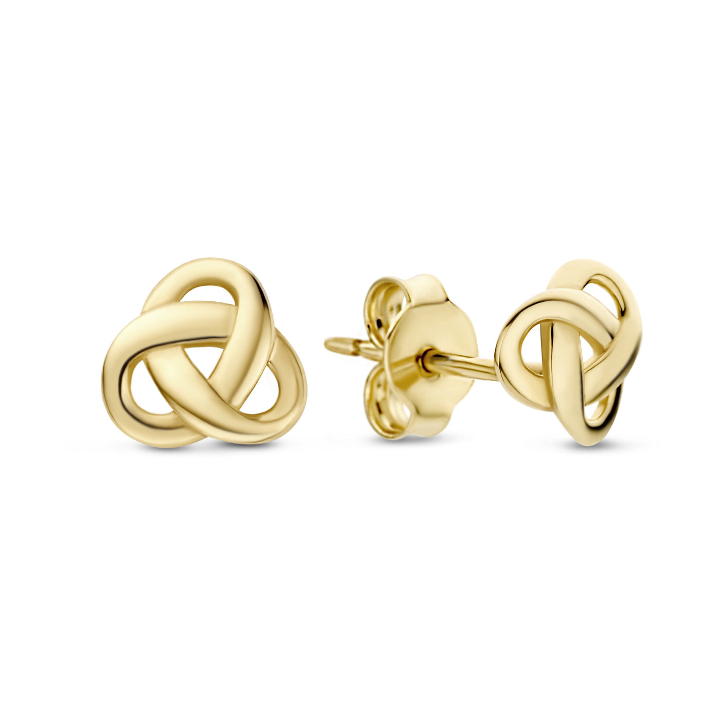 Rivoli Méline 14 karat gold ear studs with knot - - Isabel Bernard