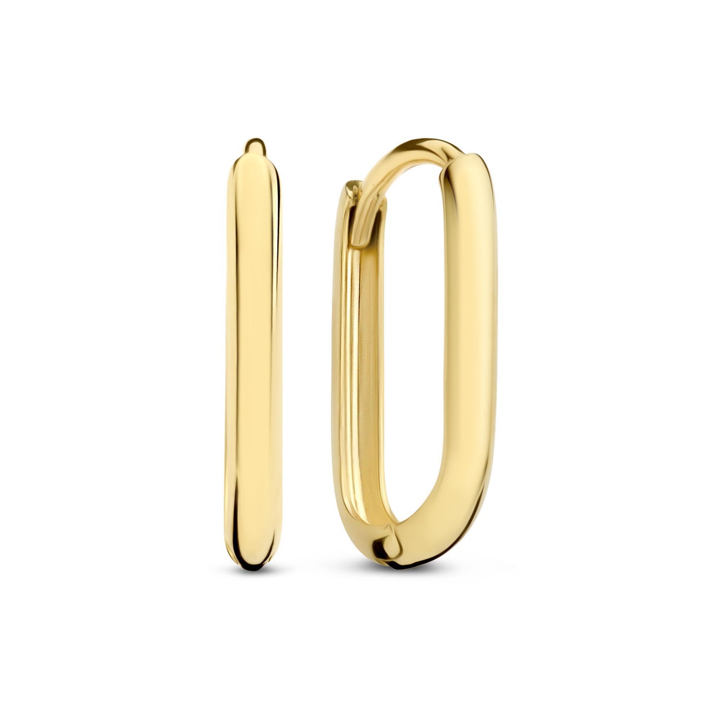 Rivoli Aimée 14 karat gold hoop earrings - - Isabel Bernard