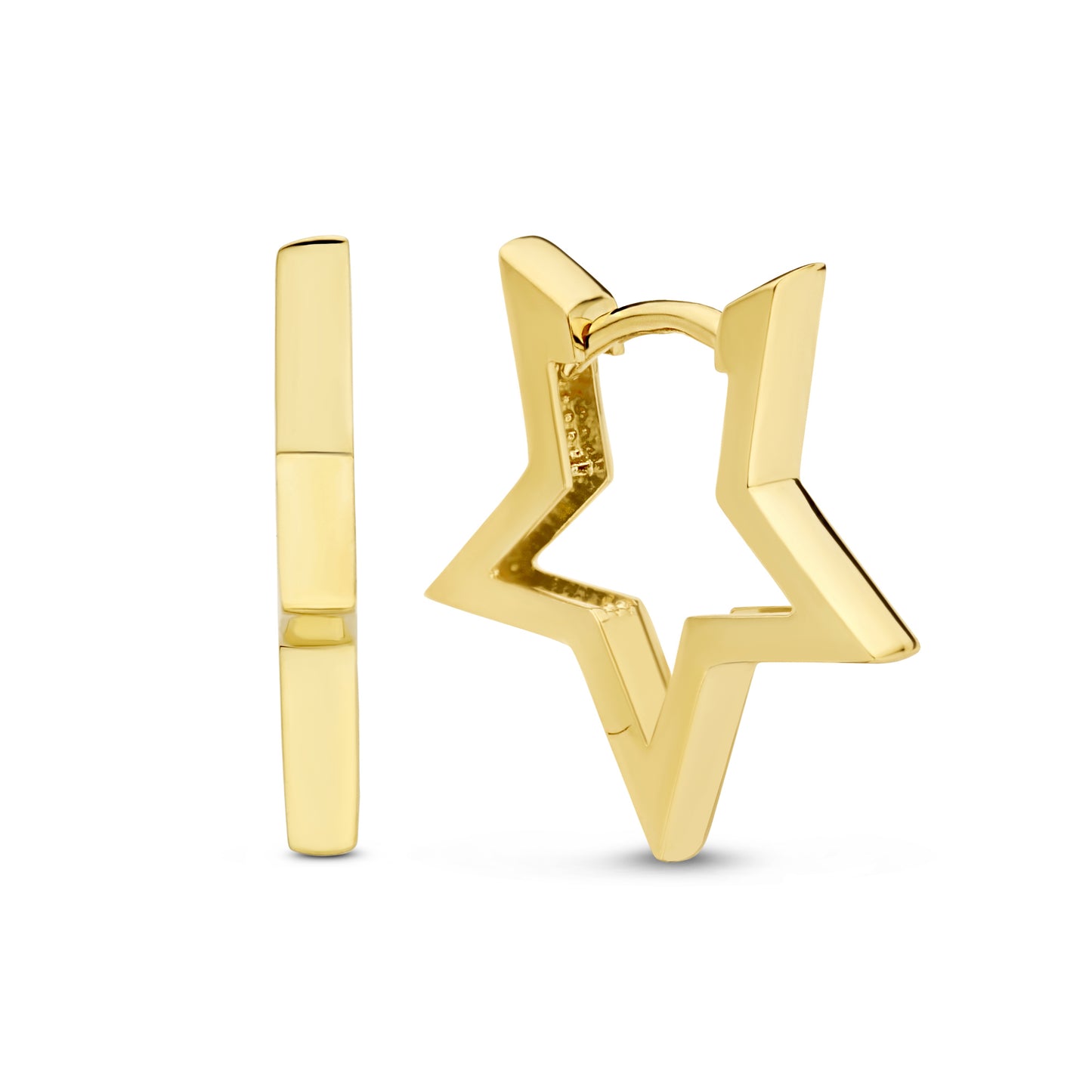 Monceau Juene 14 karat gold star earrings - - Isabel Bernard