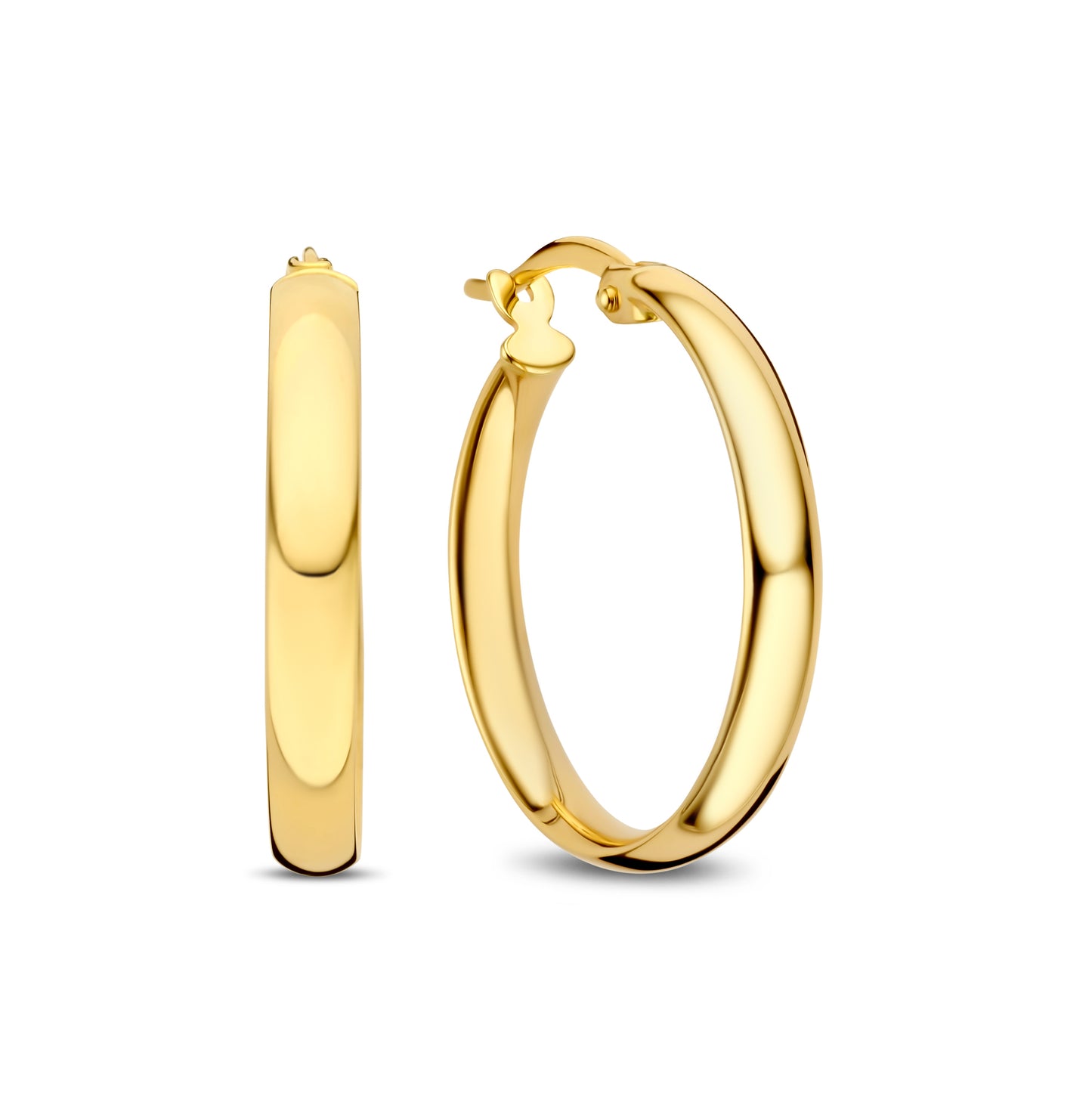 Rivoli Estrella 14 karat gold hoop earrings -  - Isabel Bernard