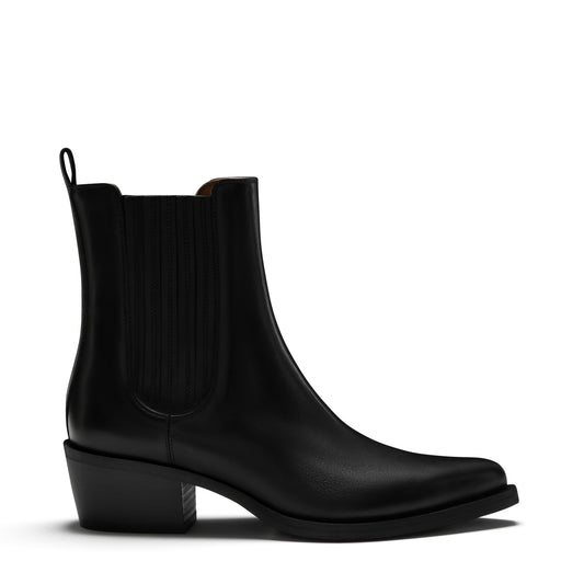 Vendôme Amandine black calfskin leather boots -  - Isabel Bernard