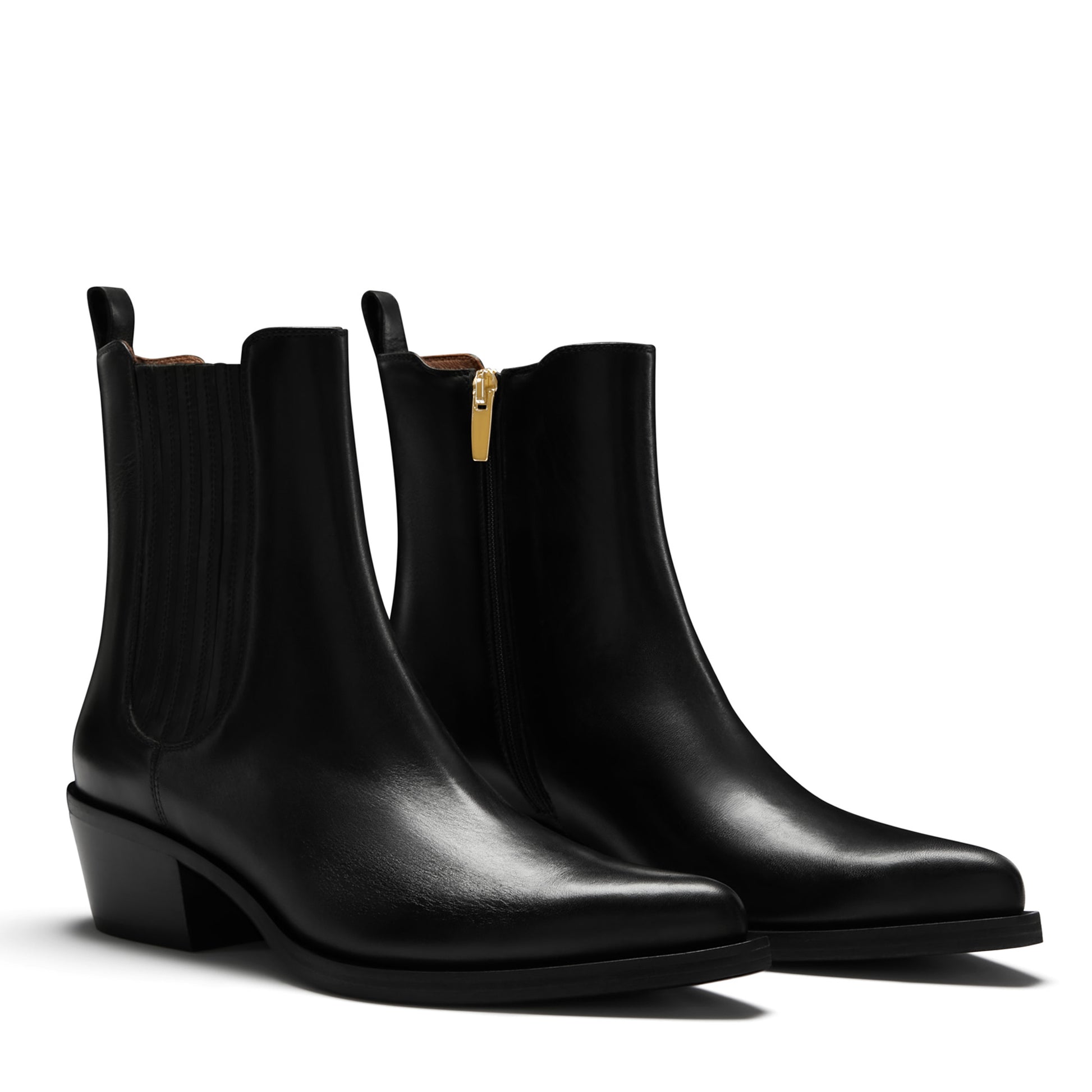 Vendôme Amandine black calfskin leather boots -  - Isabel Bernard