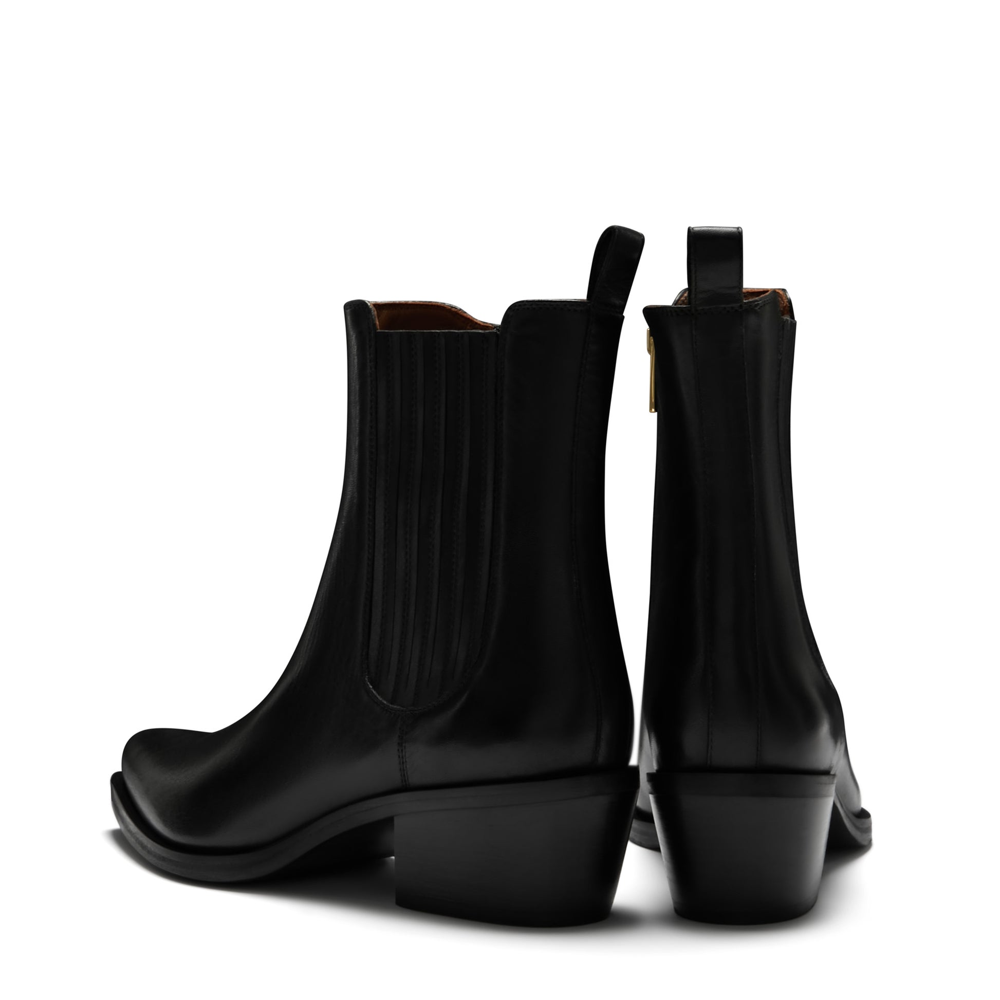 Vendôme Amandine black calfskin leather boots -  - Isabel Bernard