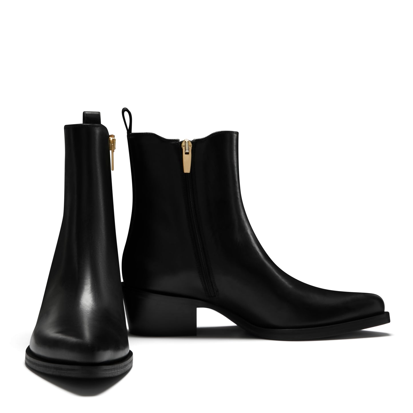 Vendôme Amandine black calfskin leather boots -  - Isabel Bernard