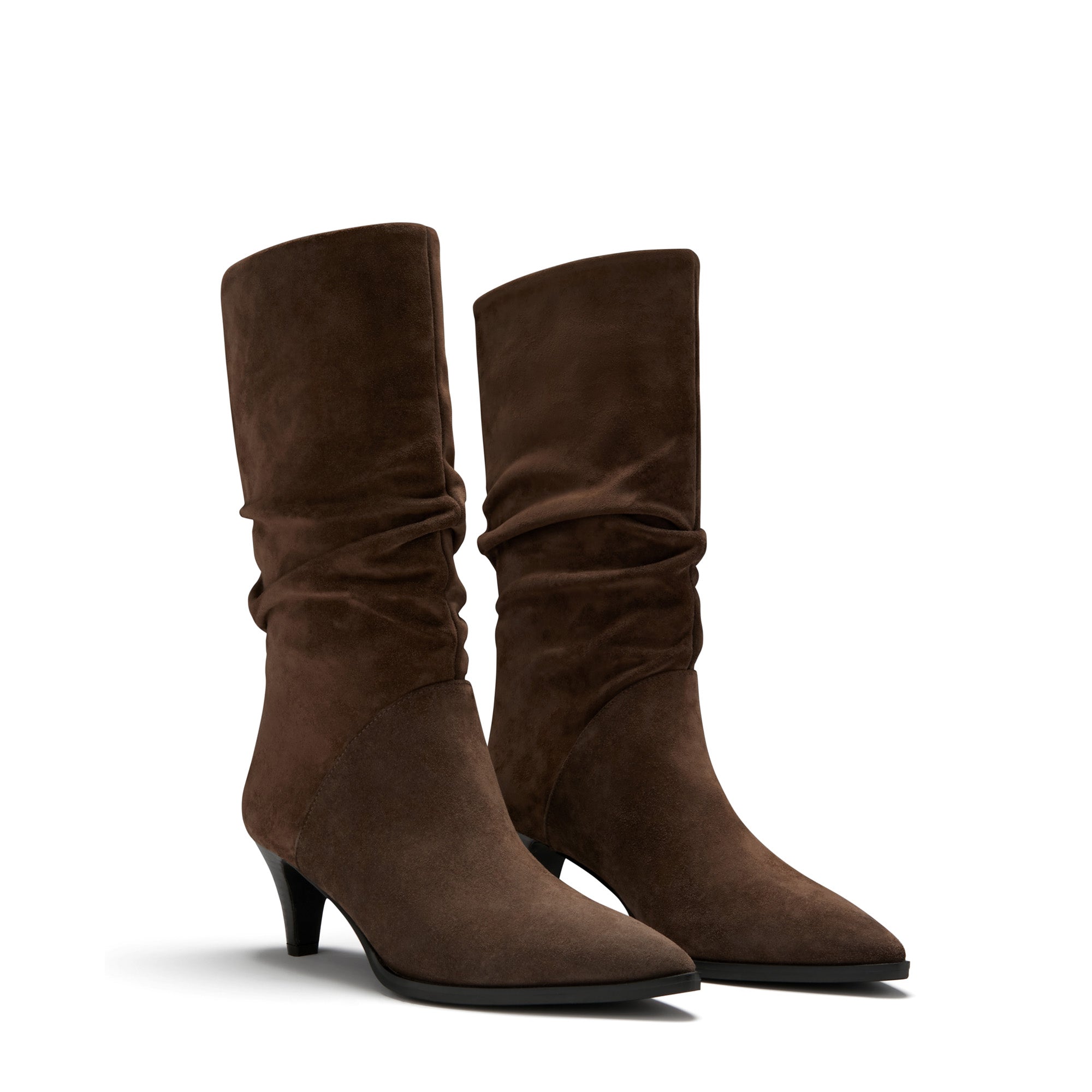 Vendome Margot brown suede boots IB54005 130 Isabel Bernard