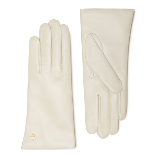 Honoré Eleanor cream goatskin leather gloves -  - Isabel Bernard