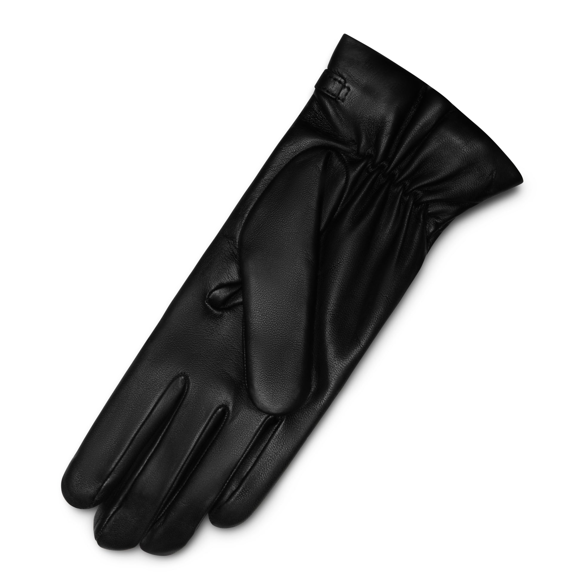 Honoré Marcelia black goatskin leather gloves -  - Isabel Bernard