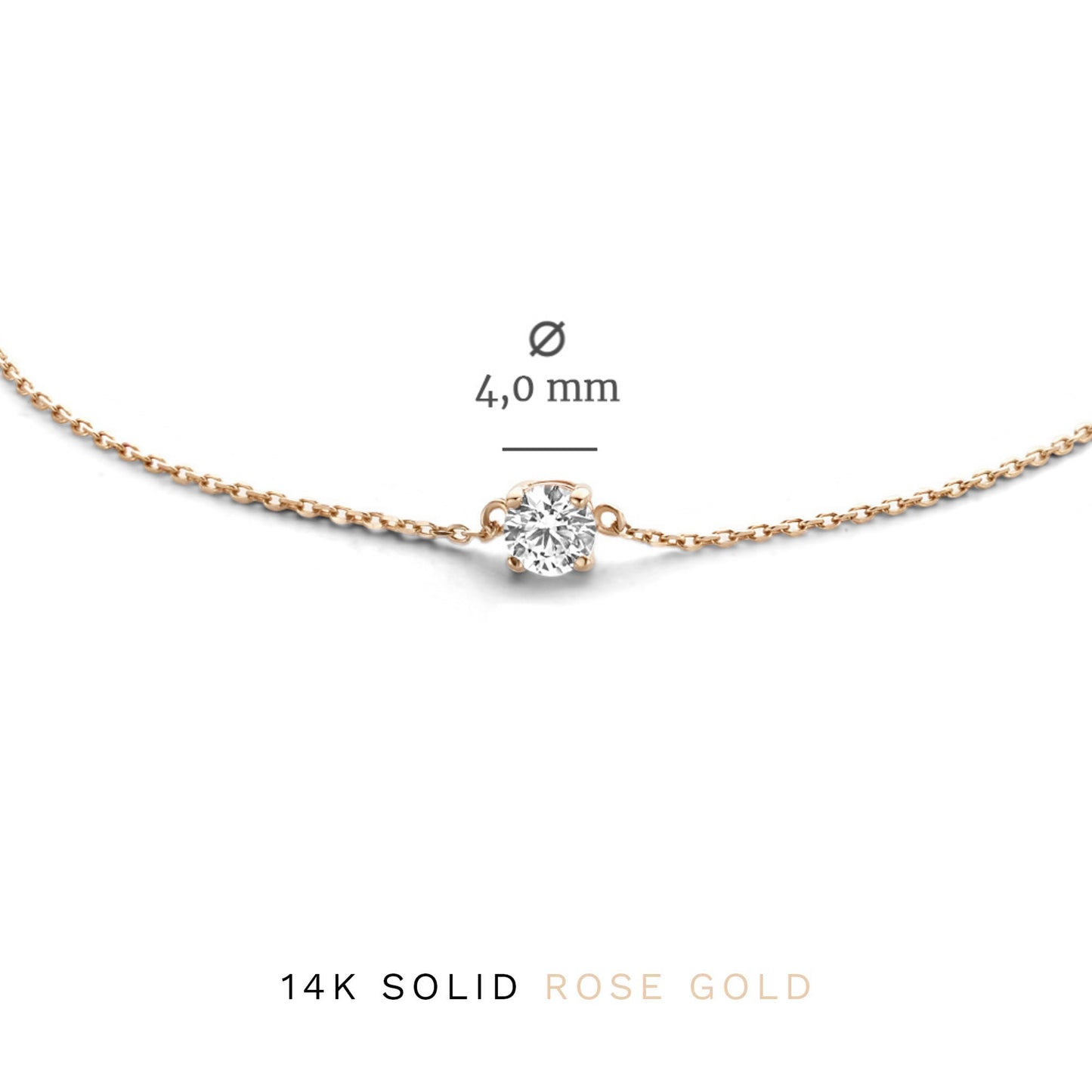 Cadeau d'Isabel 14 karat rose gold necklace and bracelet gift set -  - Isabel Bernard