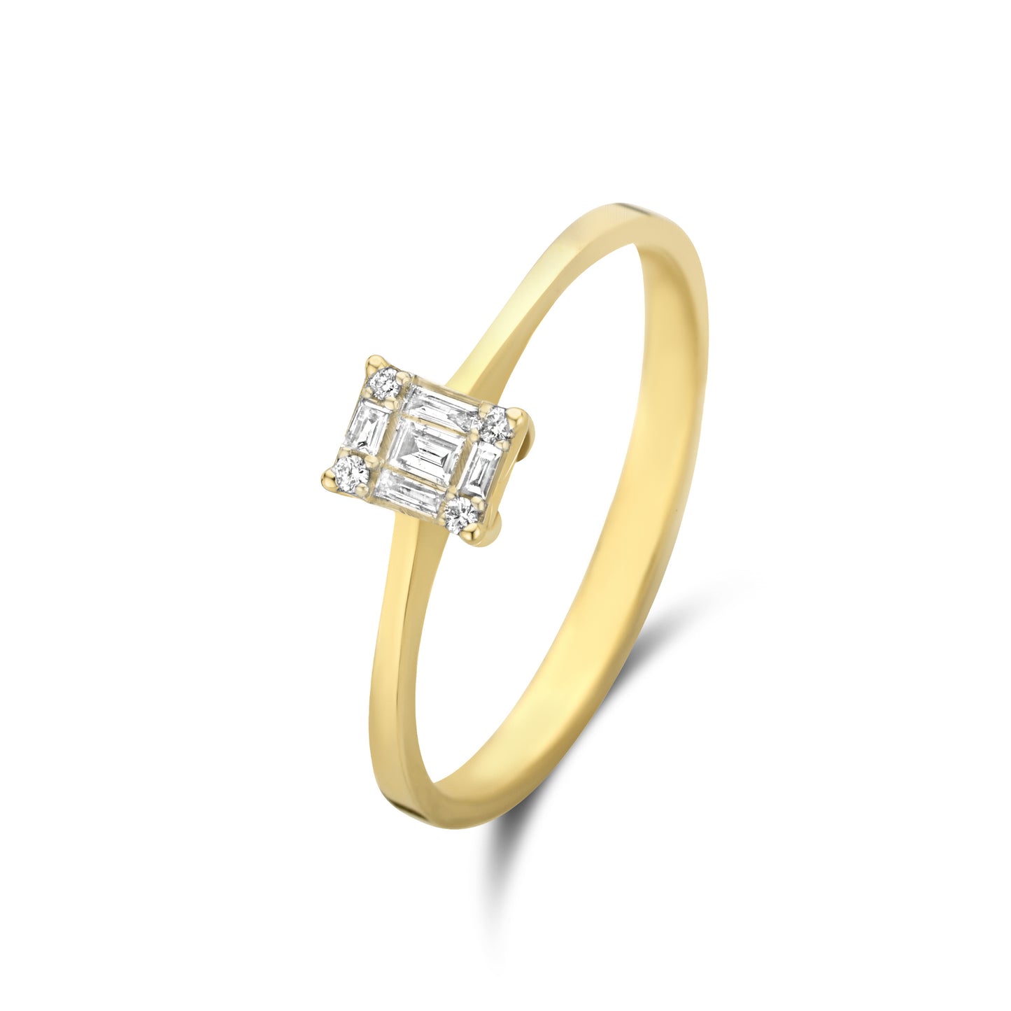 De la Paix Maxime 14 karat gold ring with diamond 0.10 carat -  - Isabel Bernard