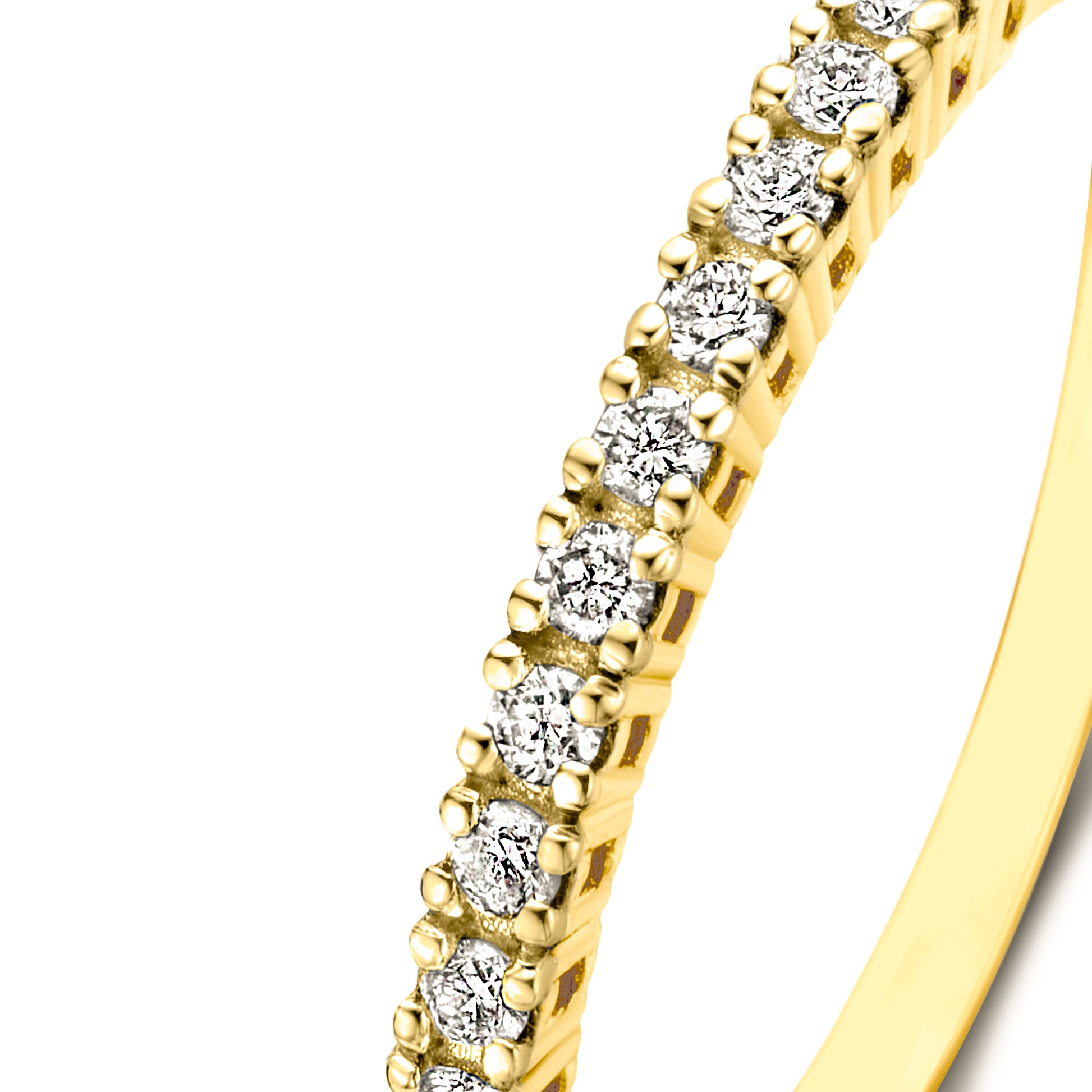 De la Paix Madeline 14 karat gold ring with diamond 0.14 carat -  - Isabel Bernard