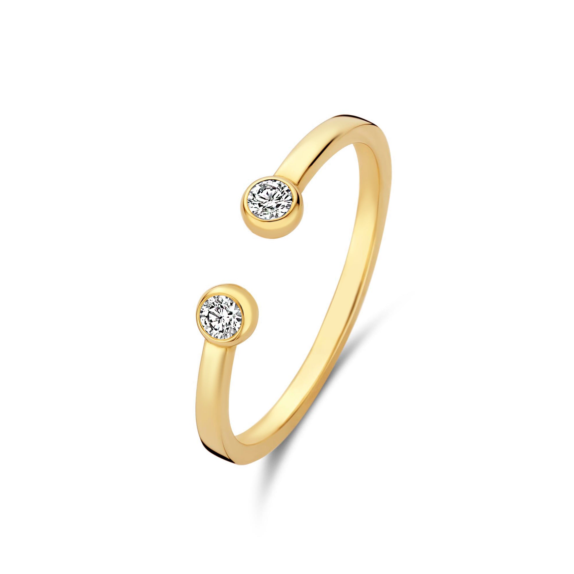 De la Paix Flavie 14 Karat gold ring with diamond 0.08 carat -  - Isabel Bernard