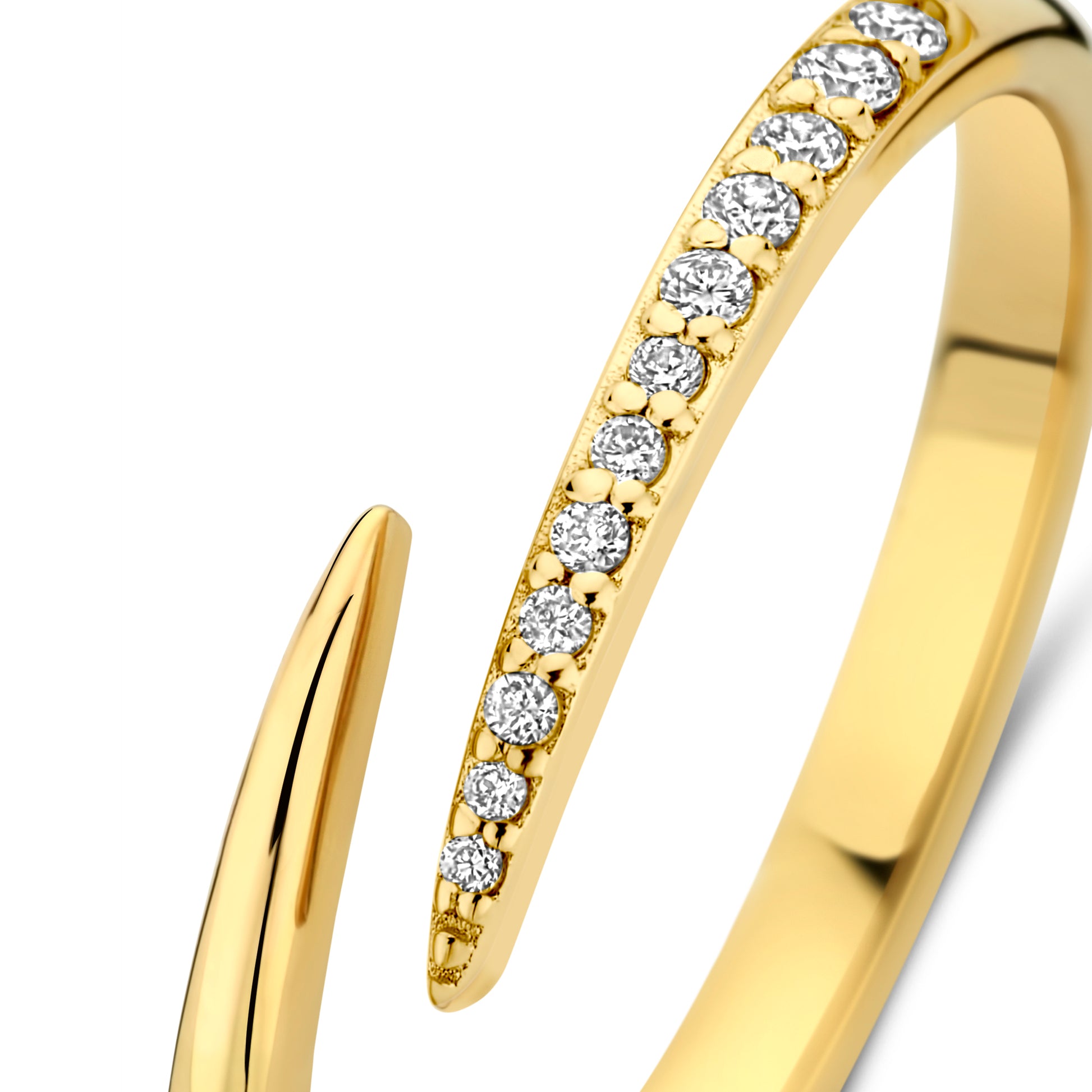 De la Paix Flavie 14 Karat gold ring with diamond 0.09 carat -  - Isabel Bernard