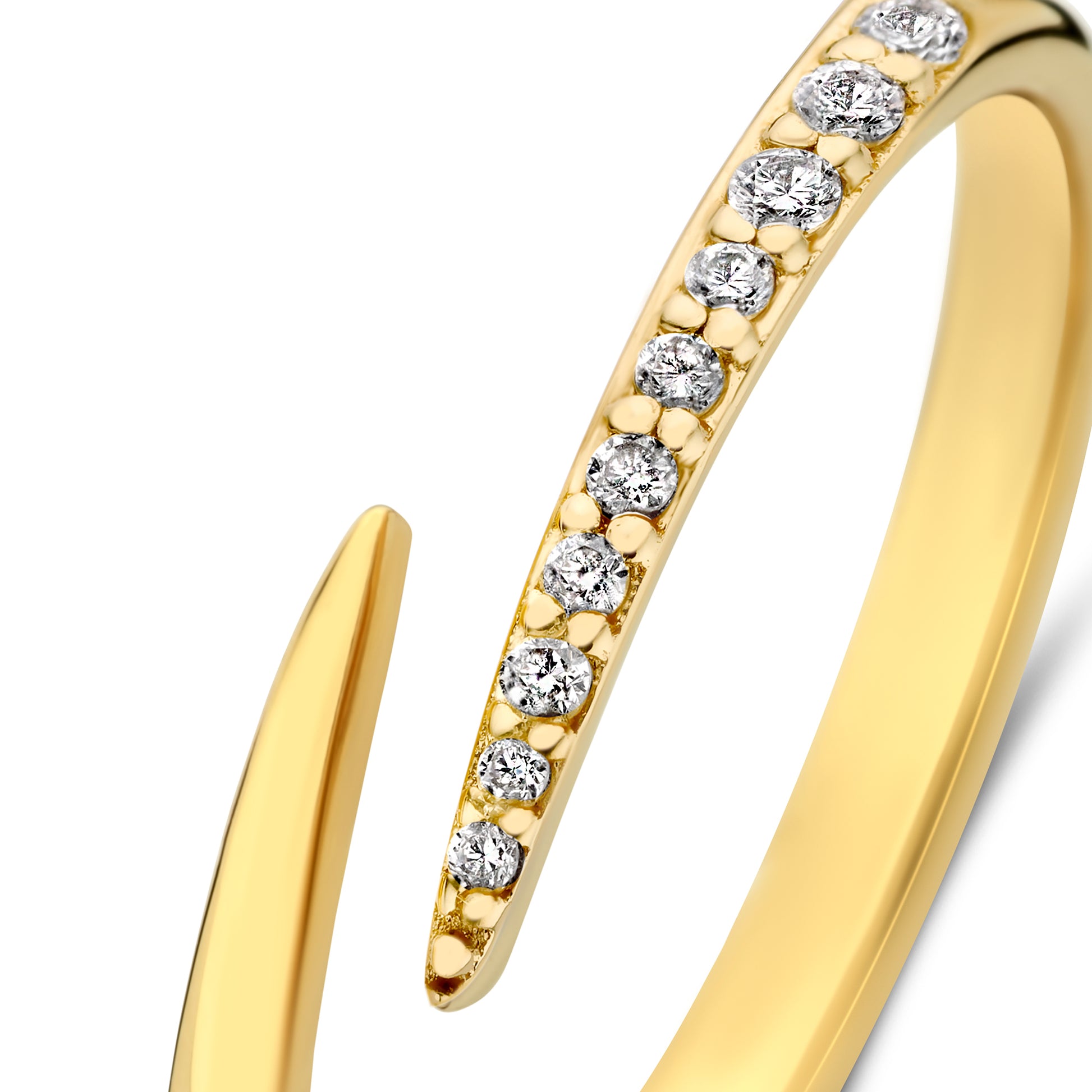 De la Paix Flavie 14 Karat gold ring with diamond 0.09 carat -  - Isabel Bernard