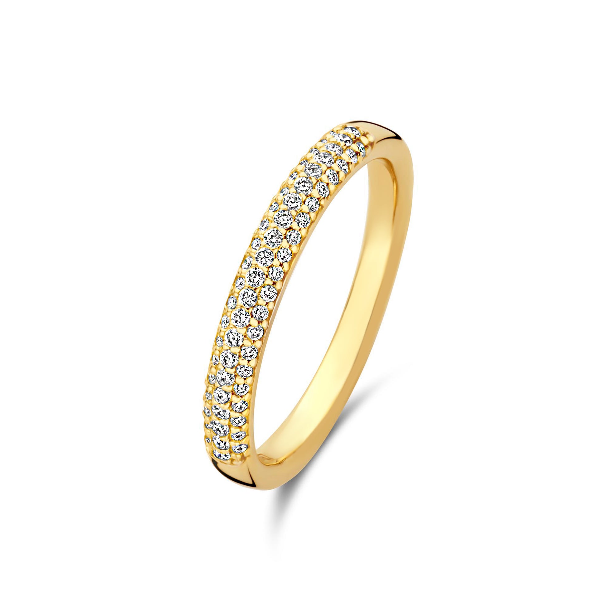 De la Paix Laure 14 Karat gold ring with diamond 0.22 carat -  - Isabel Bernard