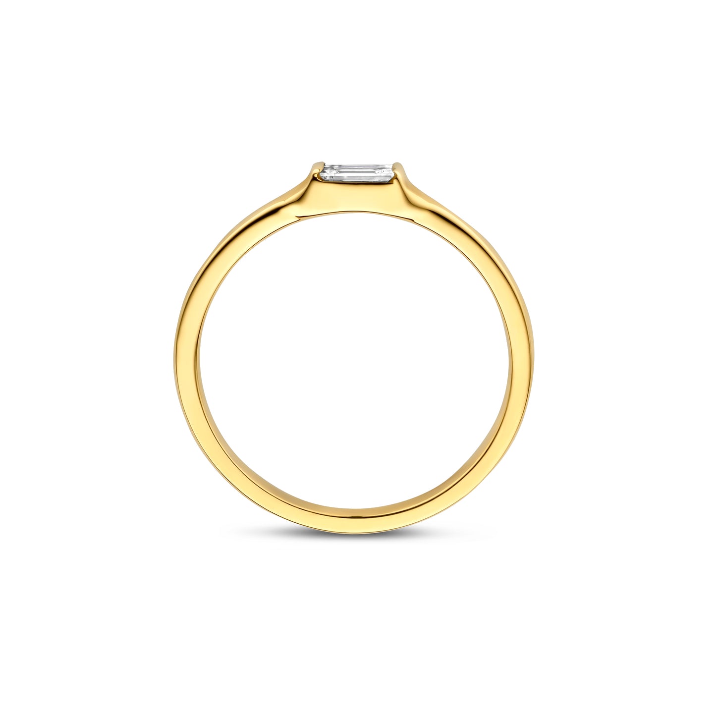 De la Paix Lucia 14 karat gold ring with diamond 0.08 carat - - Isabel Bernard