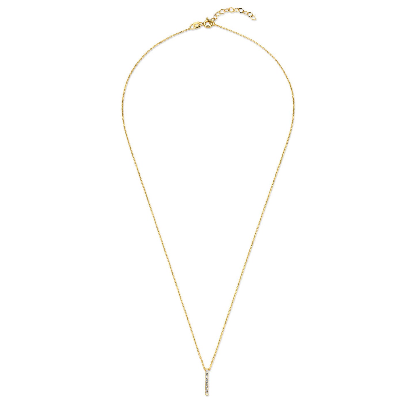 De la Paix Flavie 14 Karat gold necklace with diamond 0.06 carat -  - Isabel Bernard