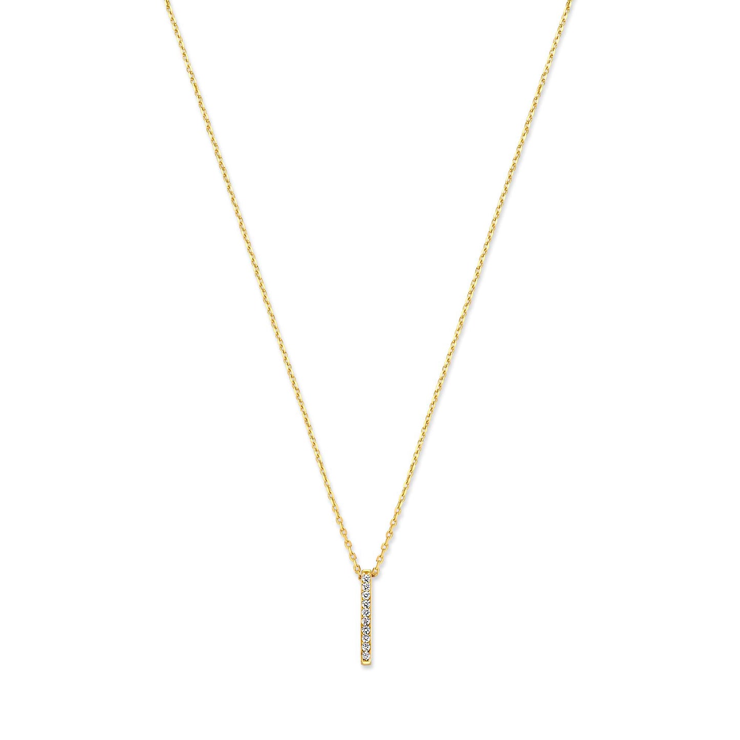 De la Paix Flavie 14 Karat gold necklace with diamond 0.06 carat -  - Isabel Bernard