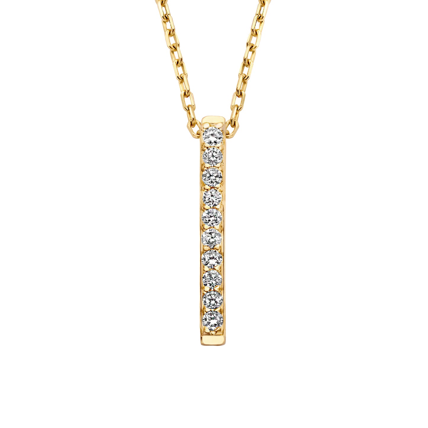 De la Paix Flavie 14 Karat gold necklace with diamond 0.06 carat -  - Isabel Bernard