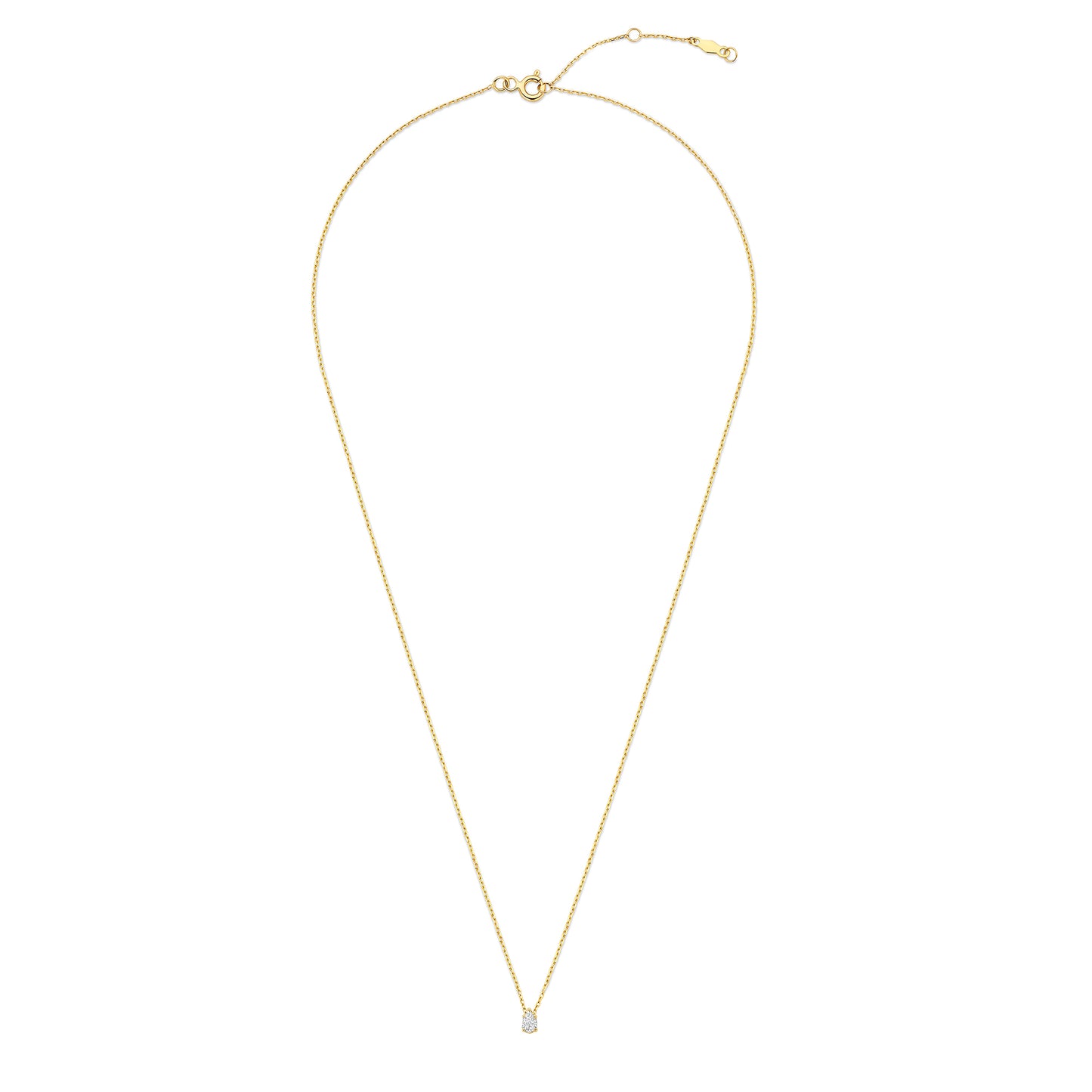 De la Paix Eloise 14 karat gold necklace with diamond 0.1 carat - - Isabel Bernard