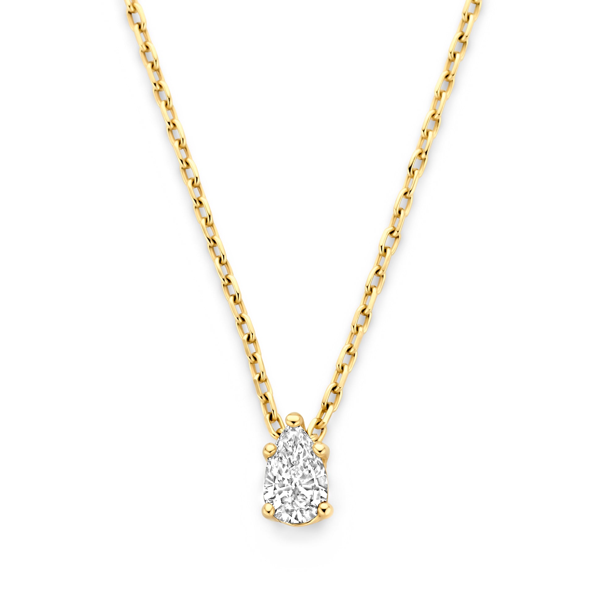 De la Paix Eloise 14 karat gold necklace with diamond 0.1 carat - - Isabel Bernard