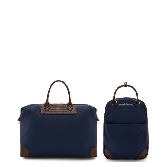 Cadeau d'Isabel blue back pack and weekend bag small - - Isabel Bernard