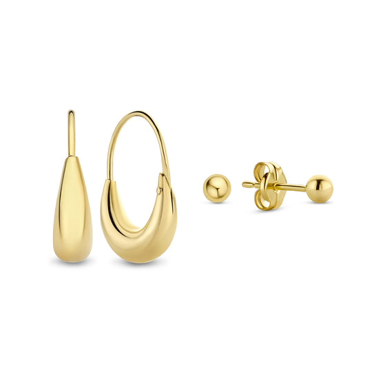 Cadeau d'Isabel 14 karat gold earring set -  - Isabel Bernard