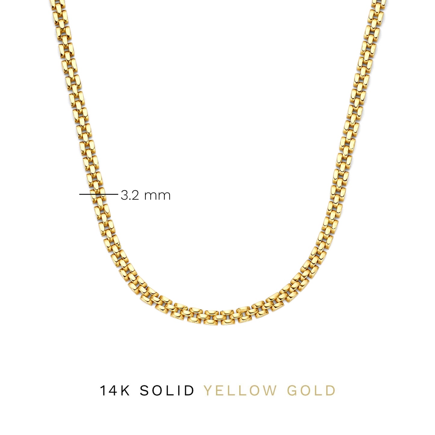 Aidee Rosine 14 karat gold link necklace -  - Isabel Bernard