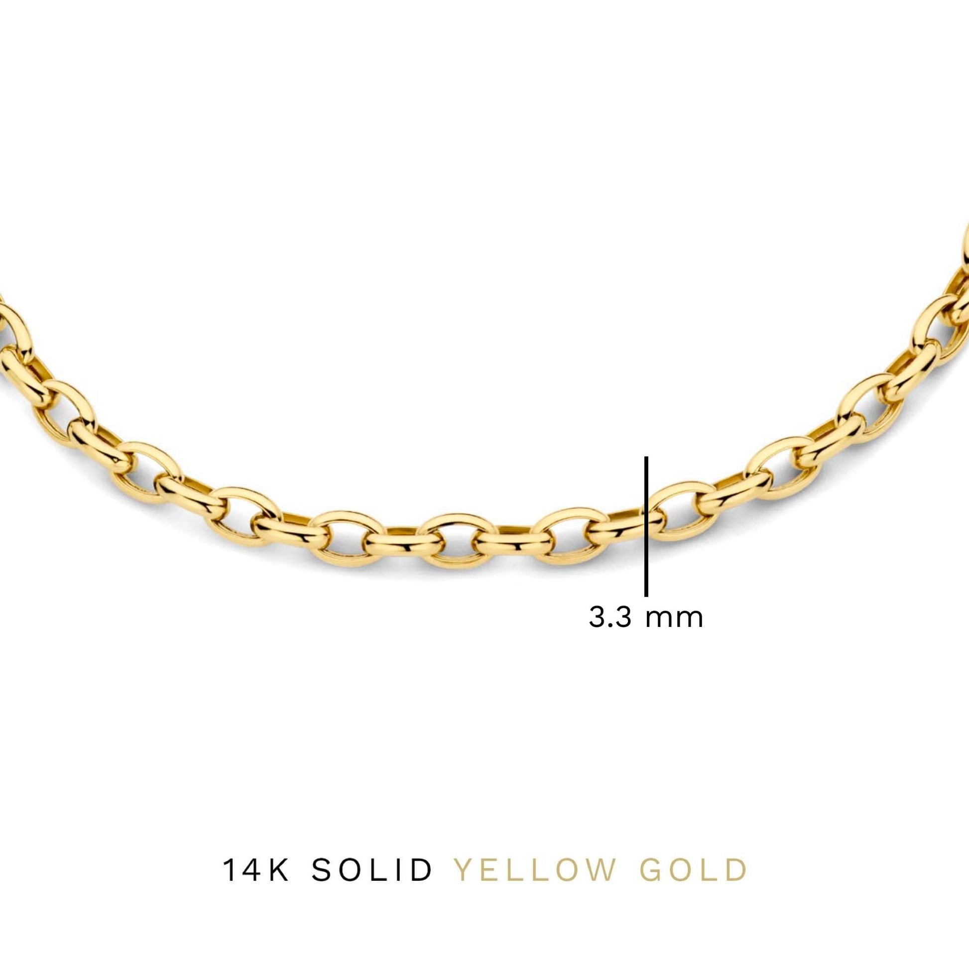 Aidee Camille 14 karat gold link bracelet -  - Isabel Bernard