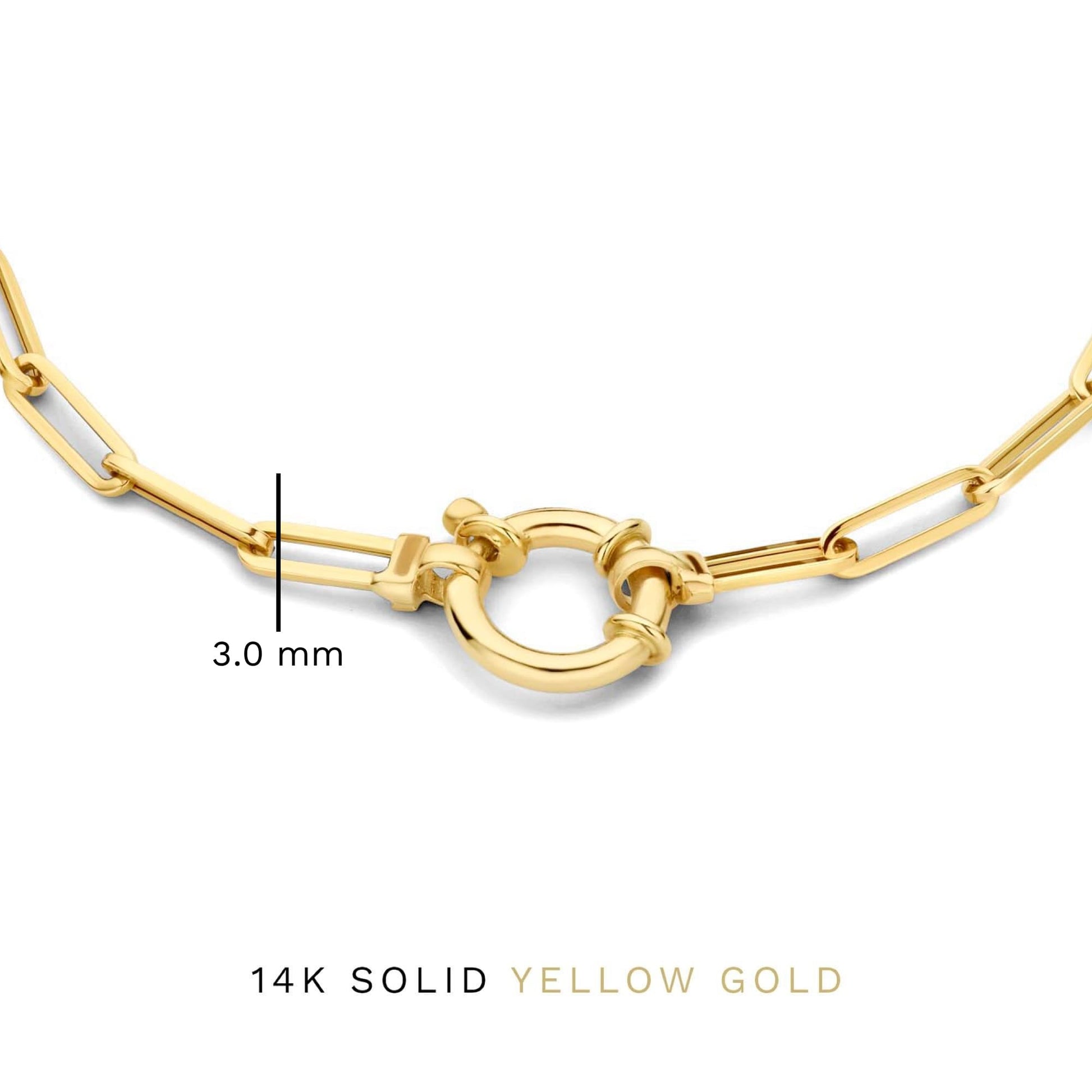 Aidee Odile 14 karat gold link bracelet -  - Isabel Bernard