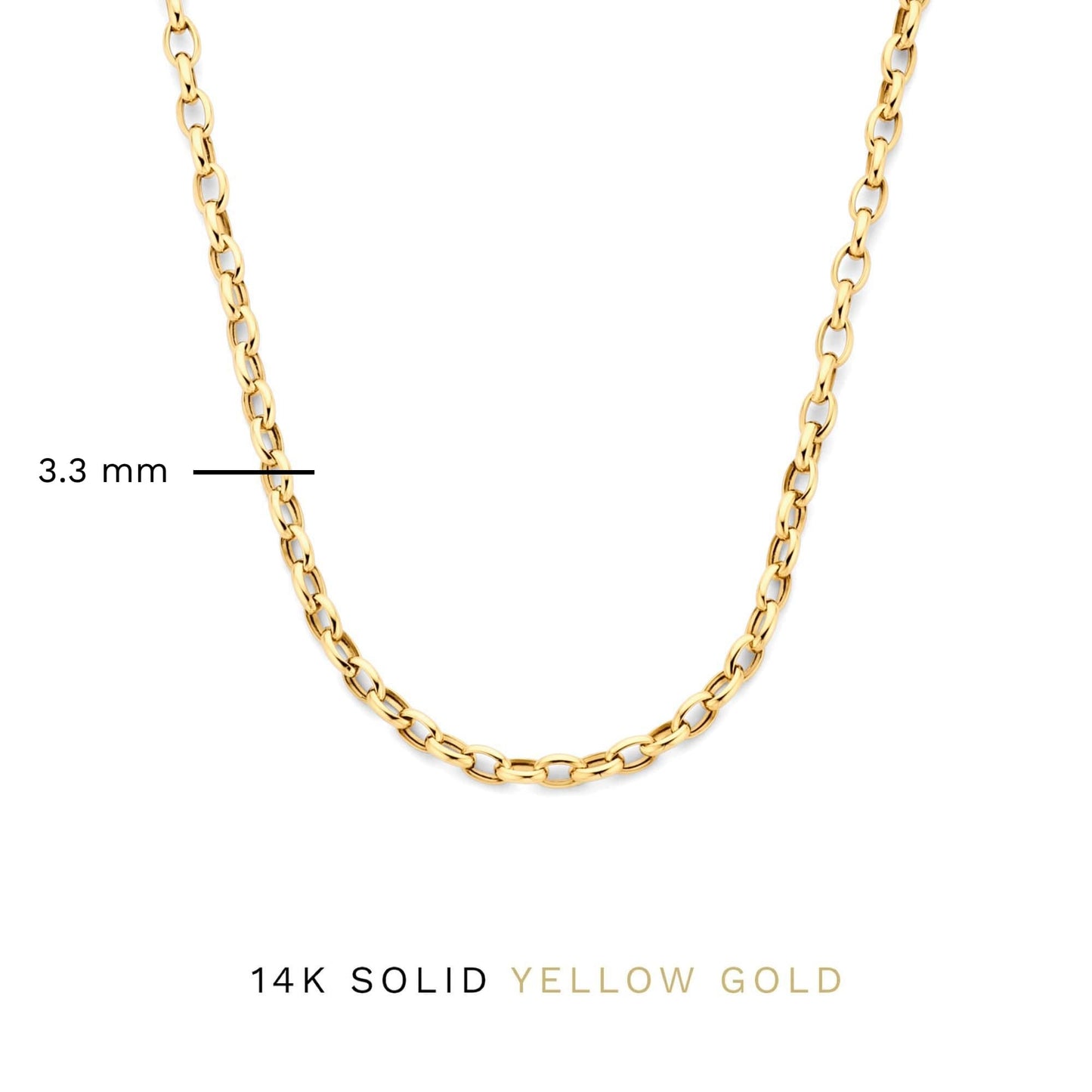 Aidee Camille 14 karat gold link necklace -  - Isabel Bernard