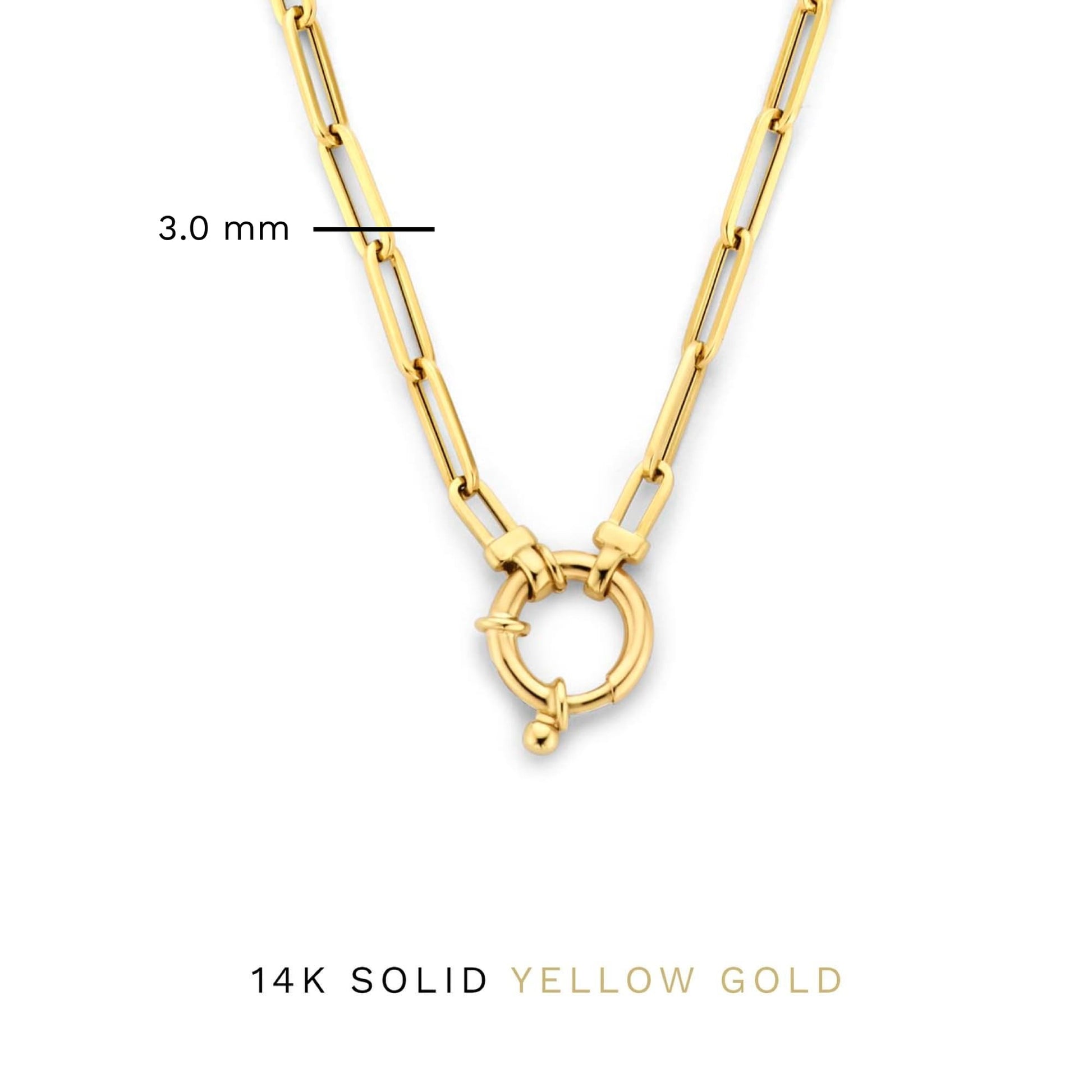 Aidee Odile 14 karat gold link necklace -  - Isabel Bernard