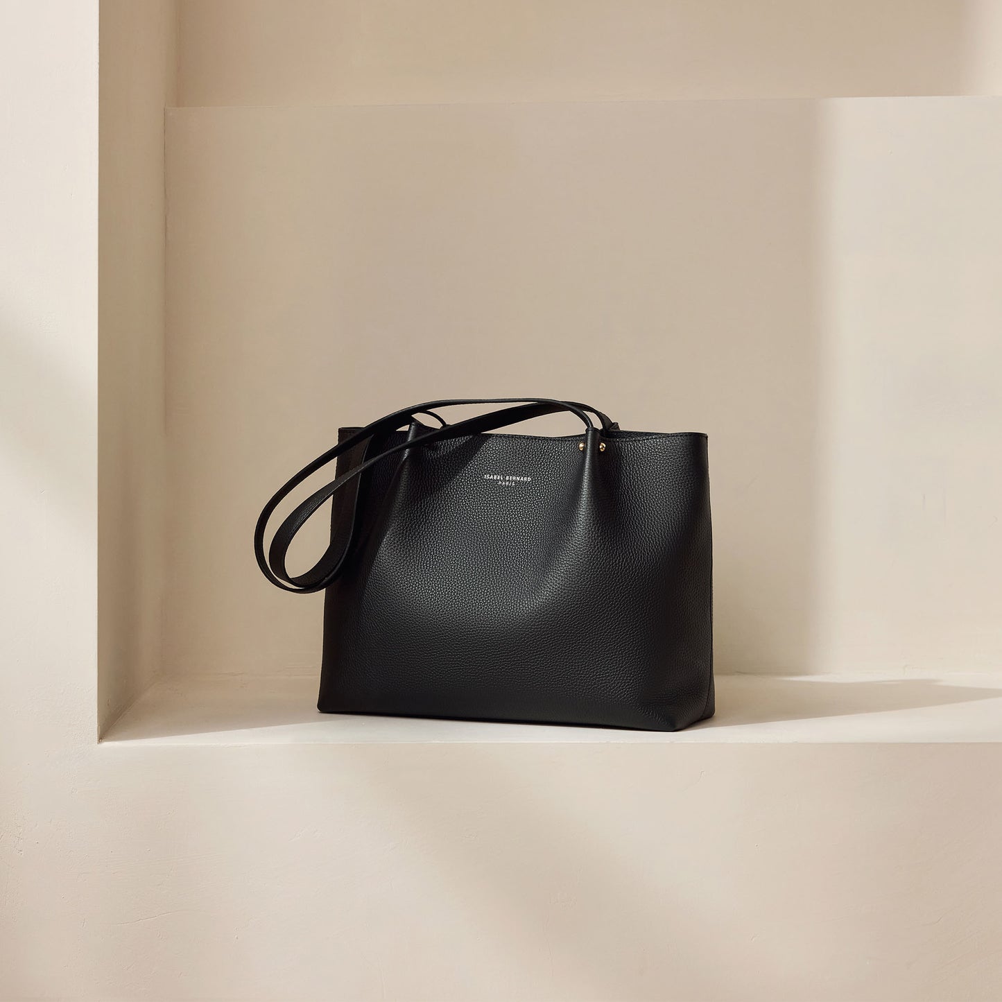 Honoré Nata black leather shopper calfskin leather -  - Isabel Bernard