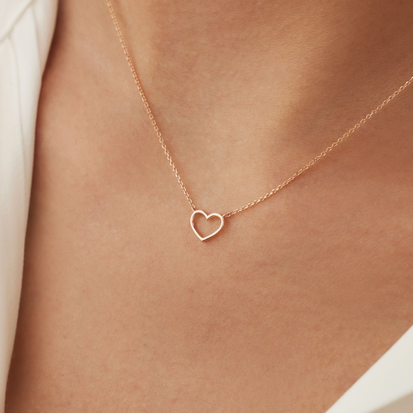 Cadeau d'Isabel 14 karat rose gold necklace with bracelet gift set with heart -  - Isabel Bernard