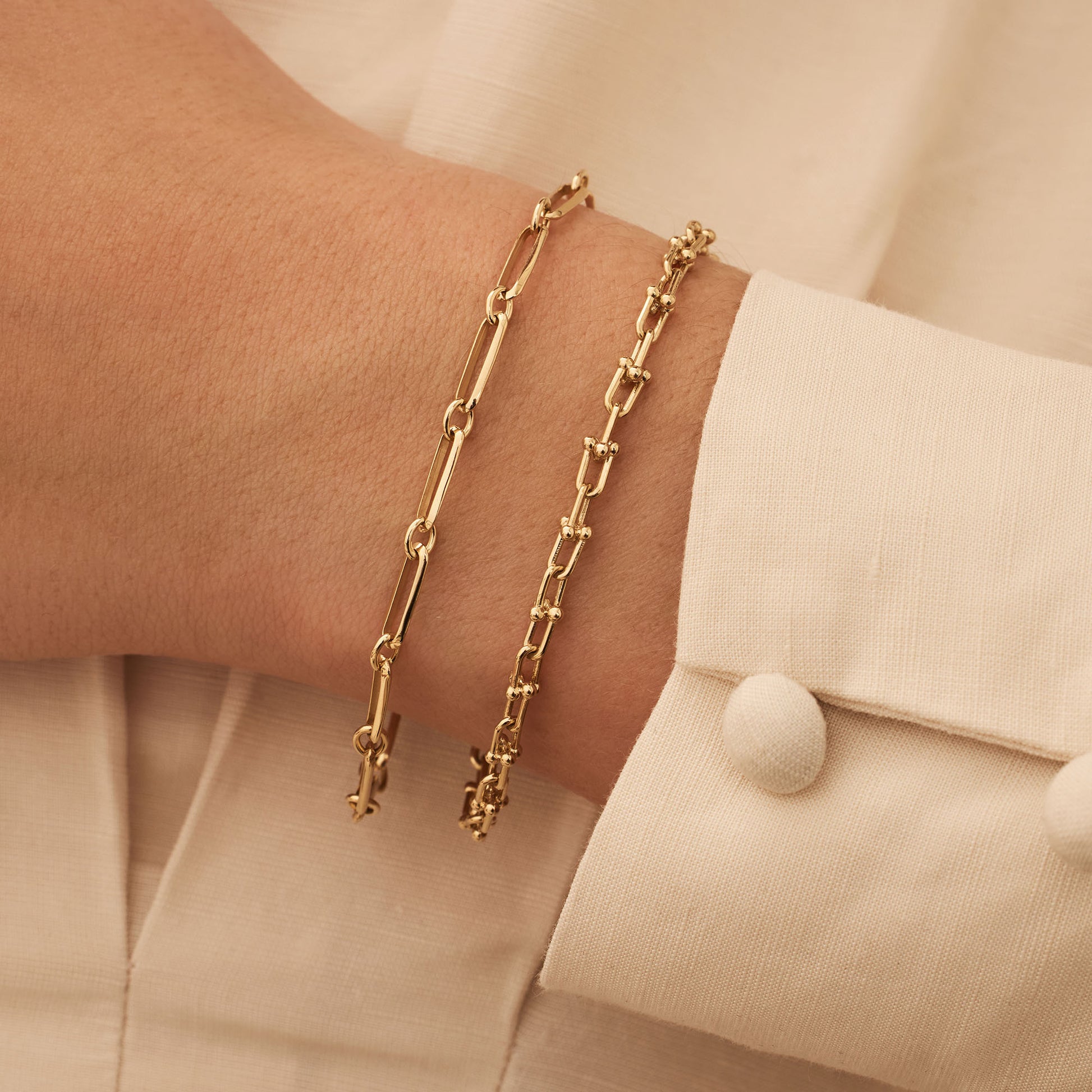 Aidee Raissa 14 karat gold link bracelet -  - Isabel Bernard