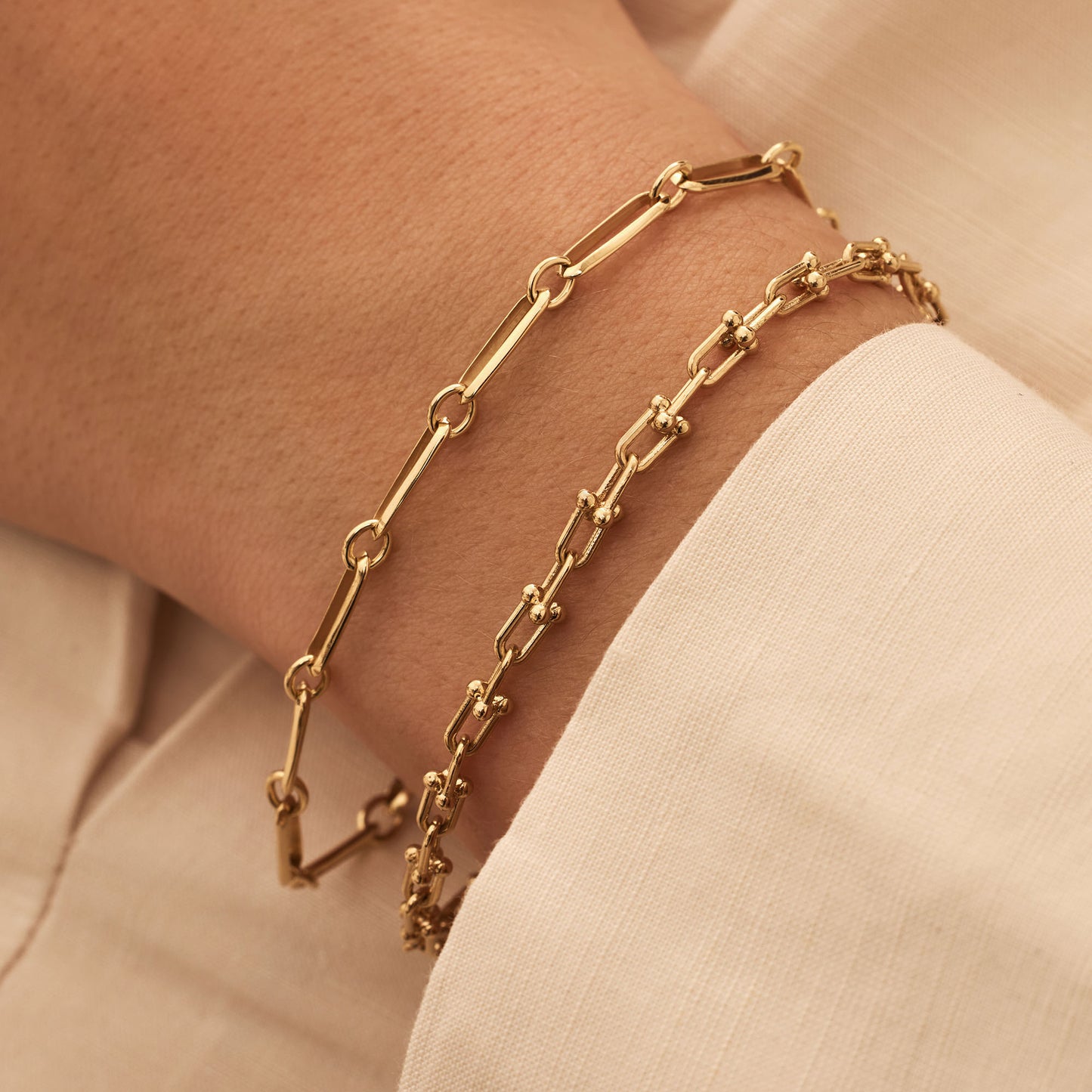 Aidee Raissa 14 karat gold link bracelet -  - Isabel Bernard