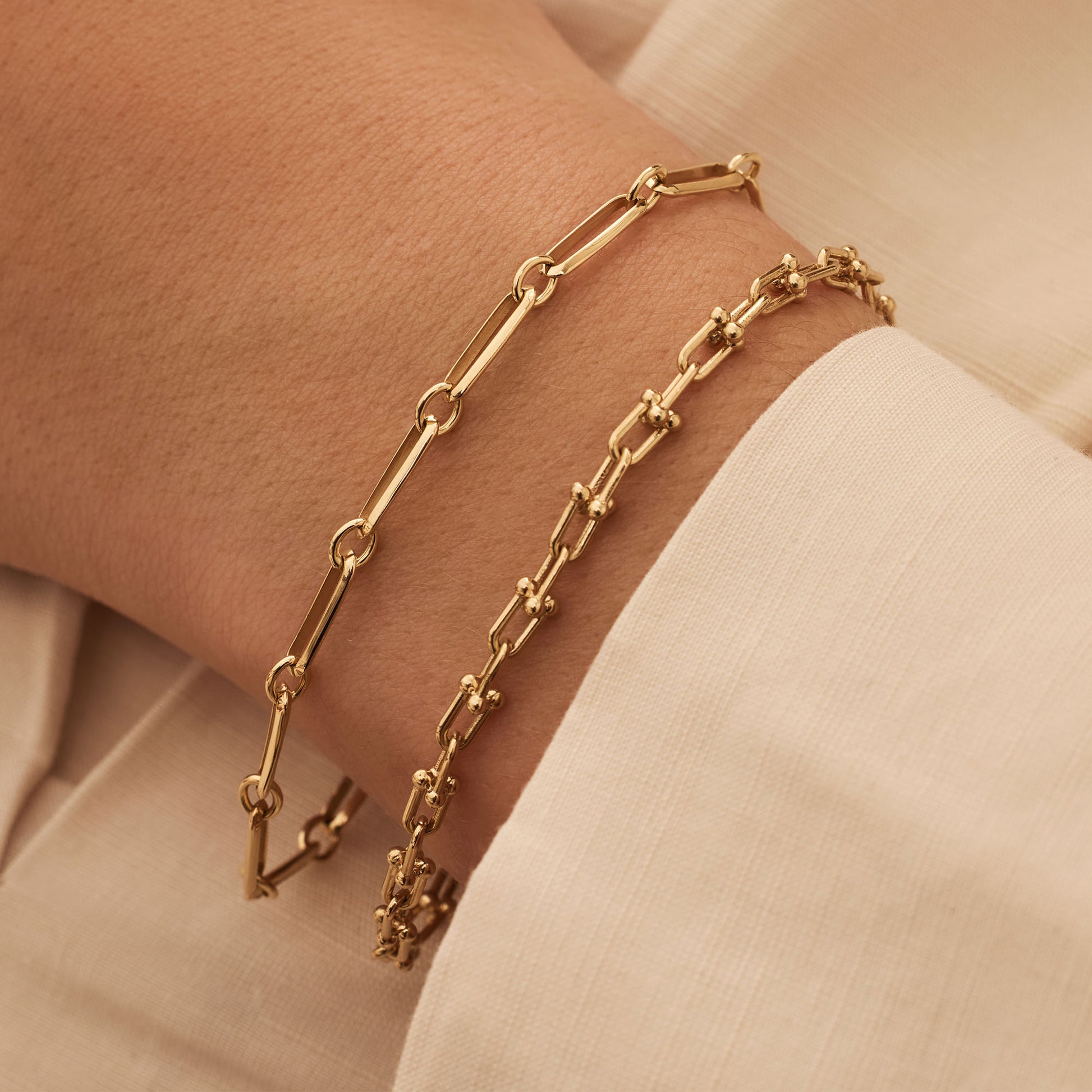 Aidee Raissa 14 karat gold link bracelet -  - Isabel Bernard