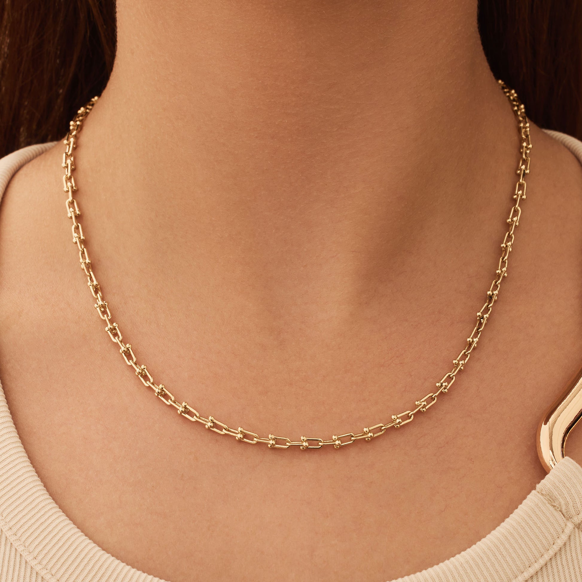 Aidee Royale 14 karat gold link necklace -  - Isabel Bernard